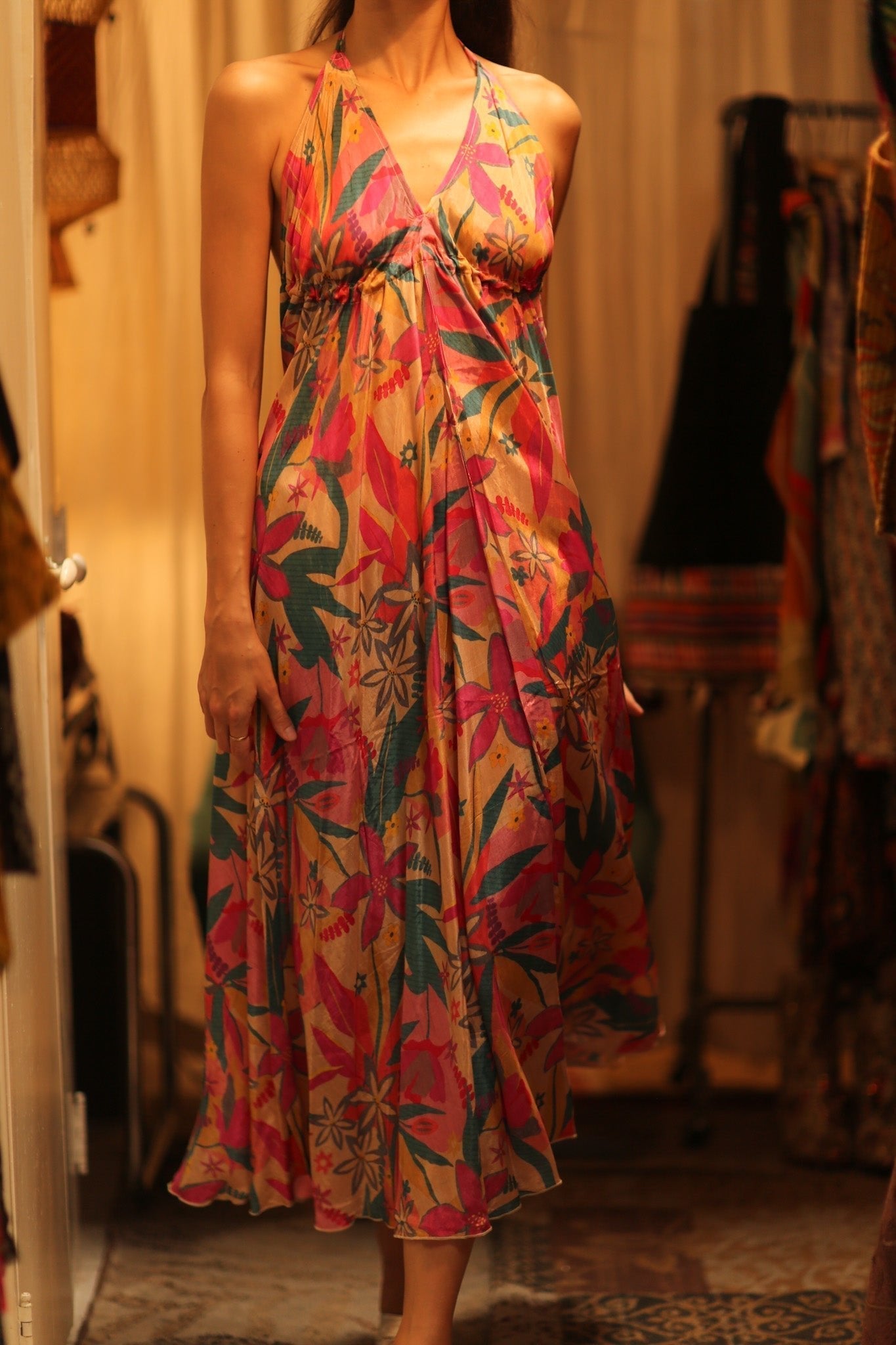 SILK DRESS HANNAH PHAYAM EDIT - MOMO STUDIO BERLIN - Berlin Concept Store - sustainable & ethical fashion