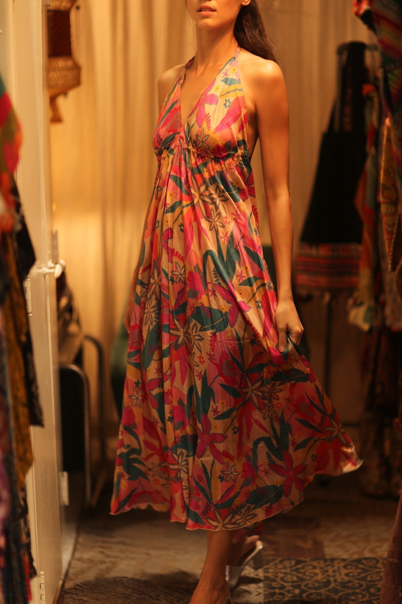SILK DRESS HANNAH PHAYAM EDIT - MOMO STUDIO BERLIN - Berlin Concept Store - sustainable & ethical fashion