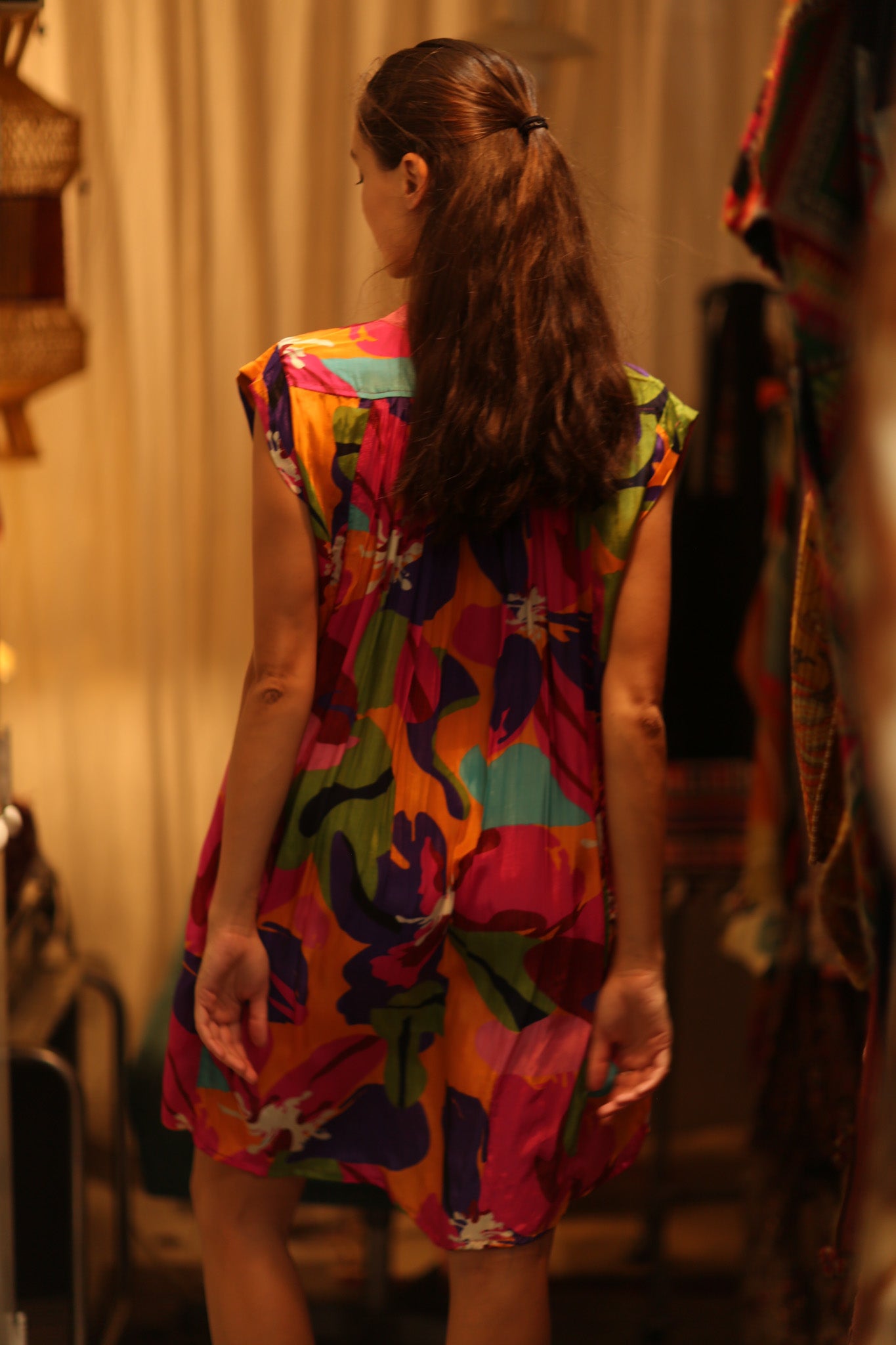 SILK DRESS MARY COLOR BOMB - MOMO STUDIO BERLIN - Berlin Concept Store - sustainable & ethical fashion