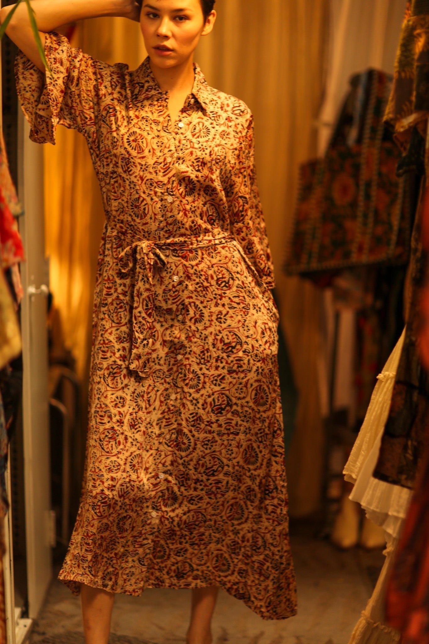 SILK DRESS NENNA - MOMO STUDIO BERLIN - Berlin Concept Store - sustainable & ethical fashion