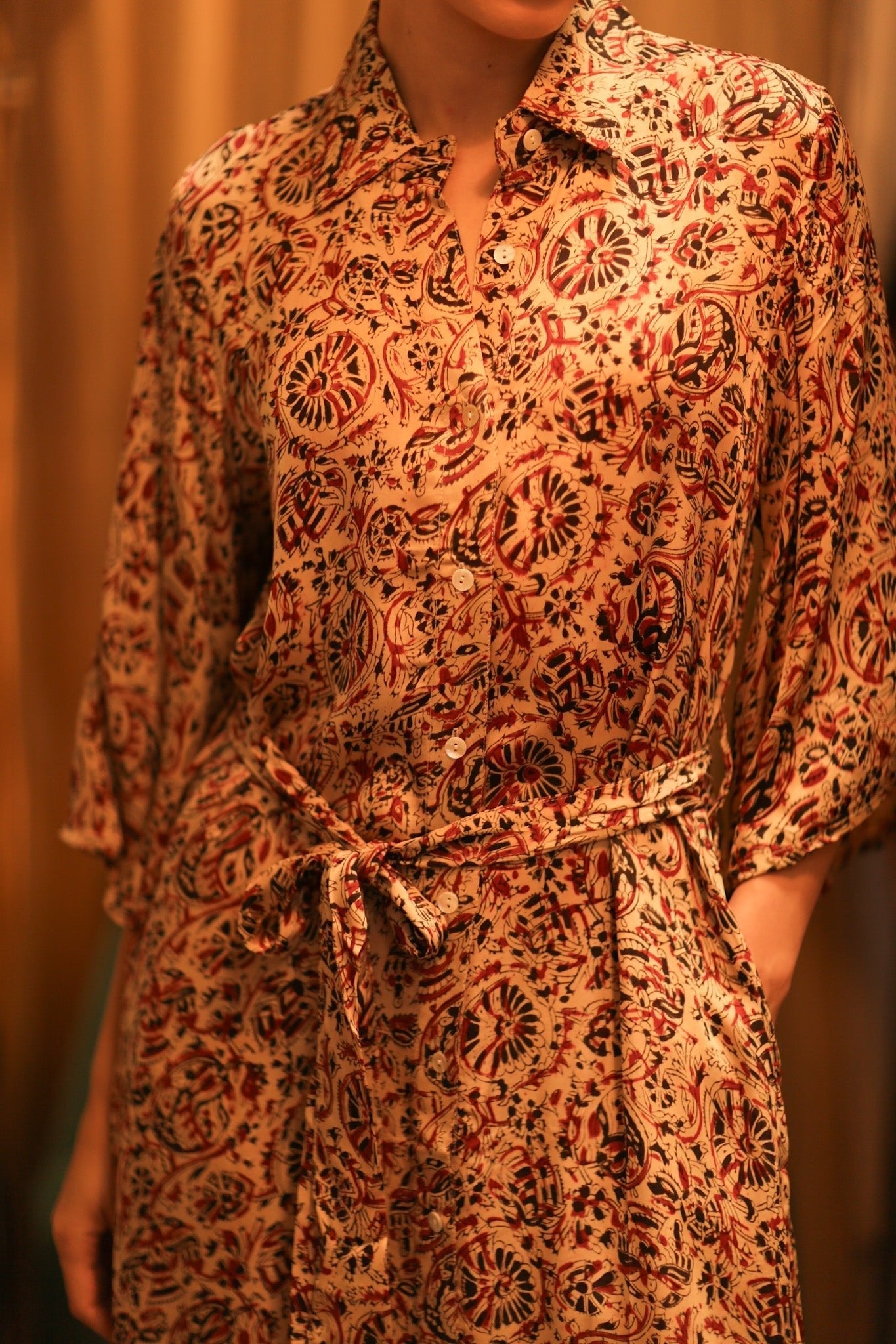 SILK DRESS NENNA - MOMO STUDIO BERLIN - Berlin Concept Store - sustainable & ethical fashion