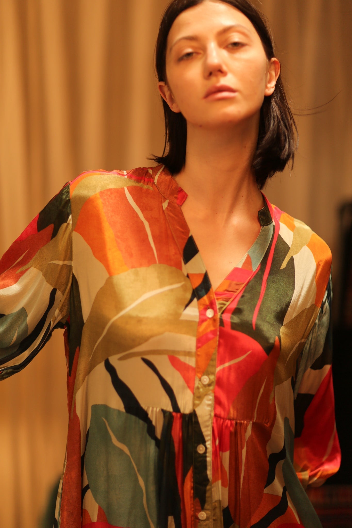SILK DRESS SUSIE BALI NIGHTS - MOMO STUDIO BERLIN - Berlin Concept Store - sustainable & ethical fashion