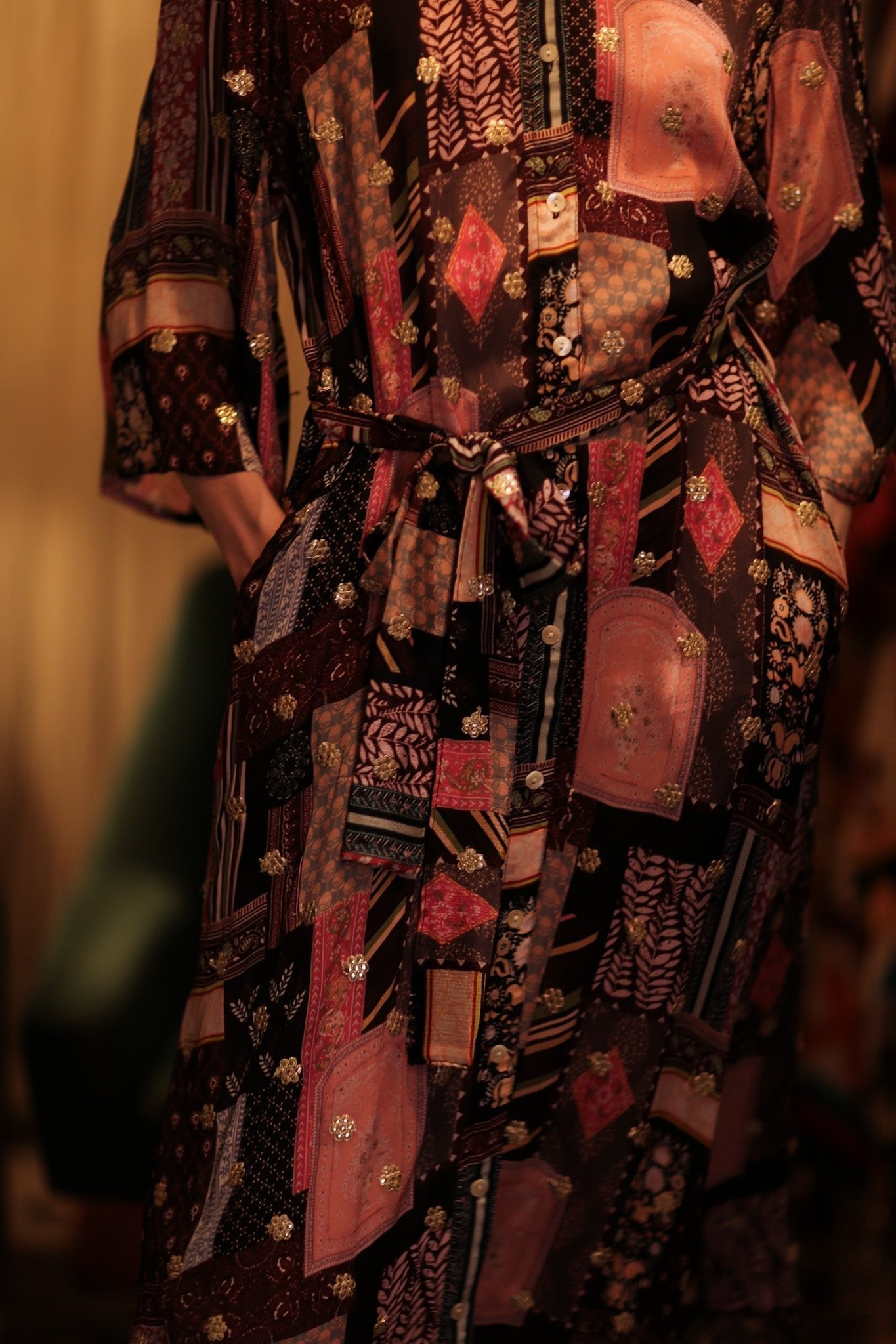 SILK EMBROIDERED DRESS RUTH INDIA - MOMO STUDIO BERLIN - Berlin Concept Store - sustainable & ethical fashion