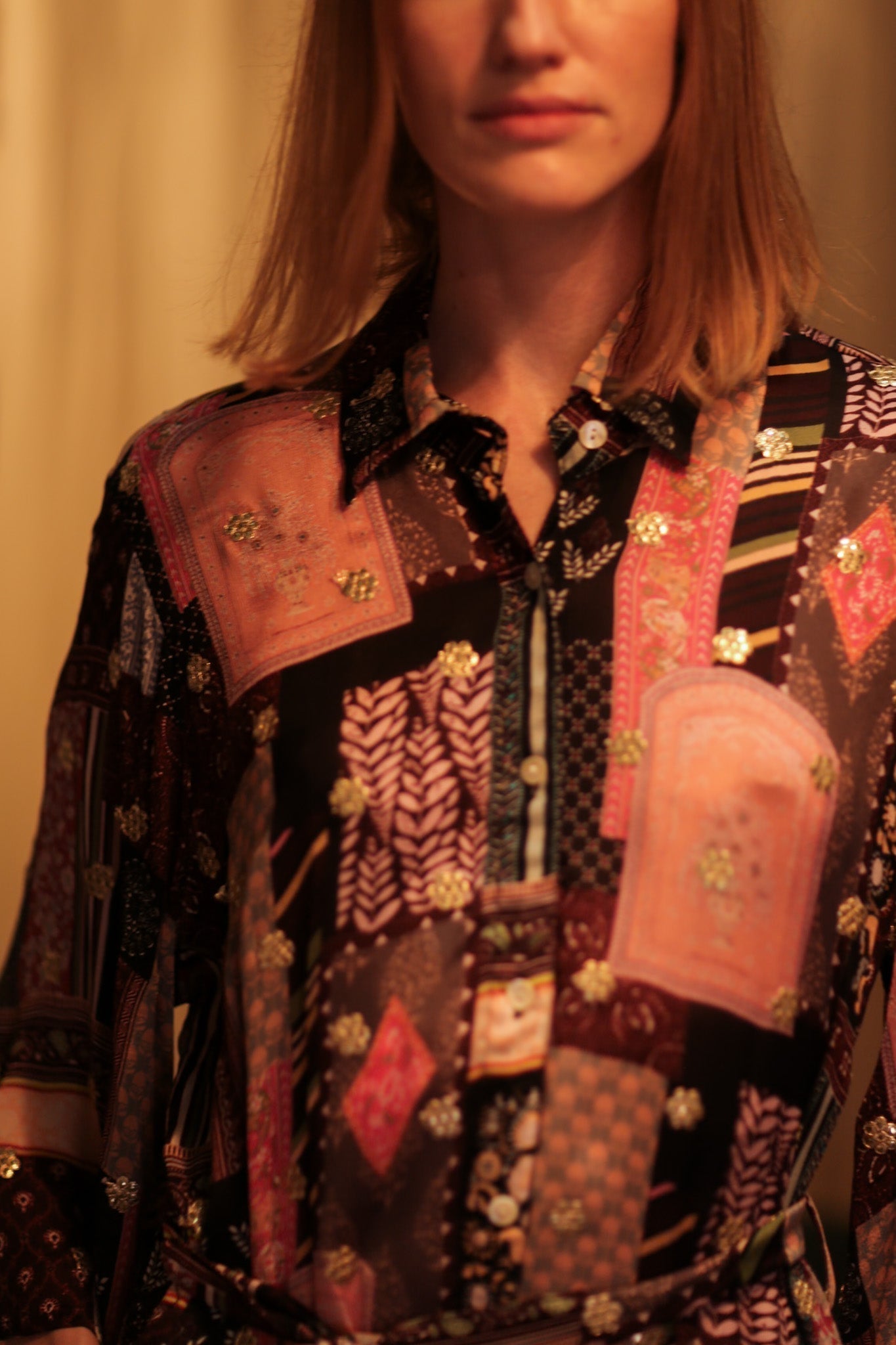 SILK EMBROIDERED DRESS RUTH INDIA - MOMO STUDIO BERLIN - Berlin Concept Store - sustainable & ethical fashion
