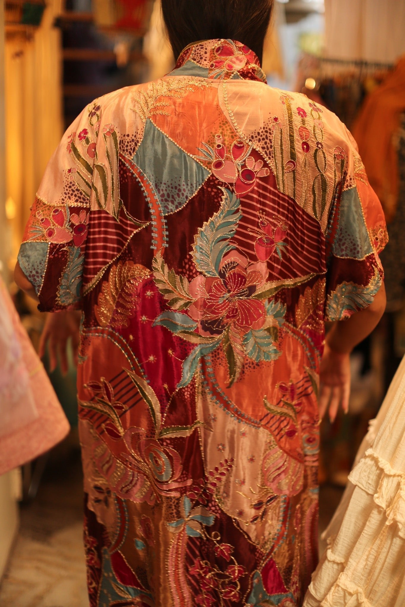 SILK EMBROIDERED KIMONO ABNER - MOMO STUDIO BERLIN - Berlin Concept Store - sustainable & ethical fashion