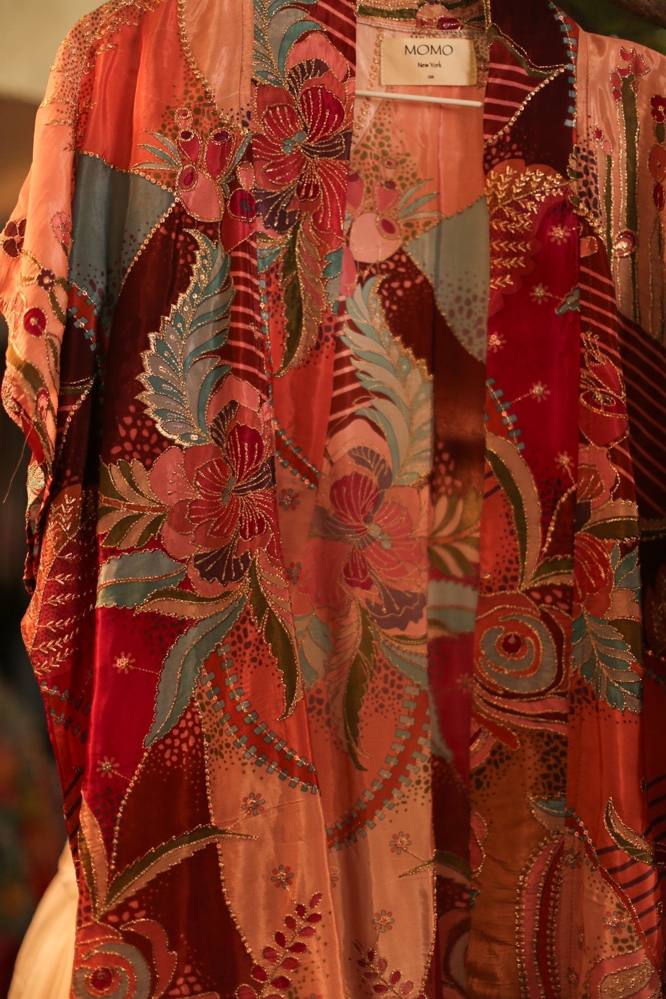 SILK EMBROIDERED KIMONO ABNER - MOMO STUDIO BERLIN - Berlin Concept Store - sustainable & ethical fashion