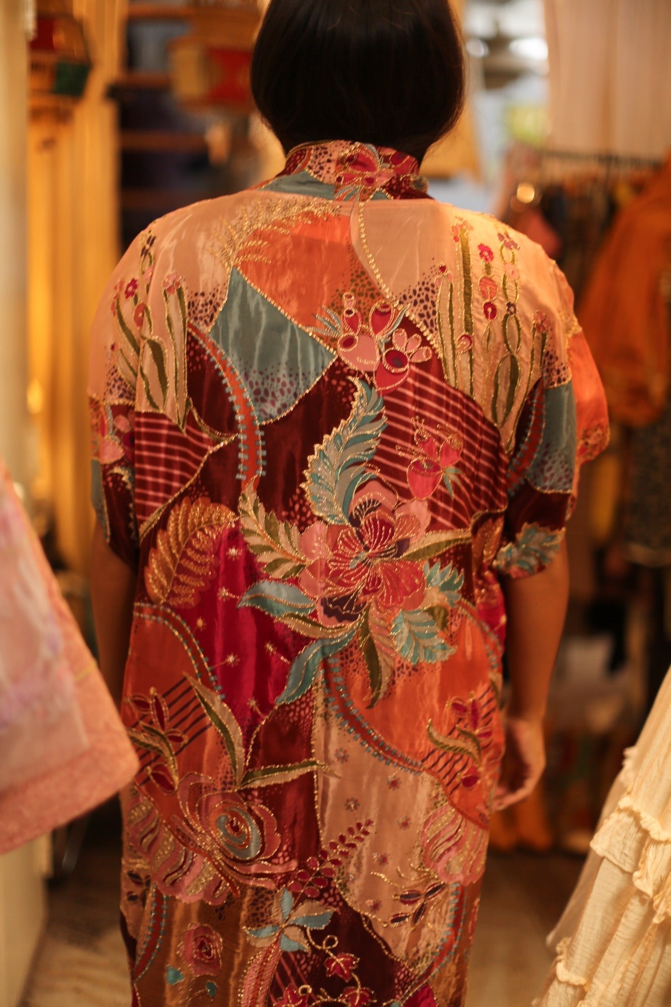 SILK EMBROIDERED KIMONO ABNER - MOMO STUDIO BERLIN - Berlin Concept Store - sustainable & ethical fashion