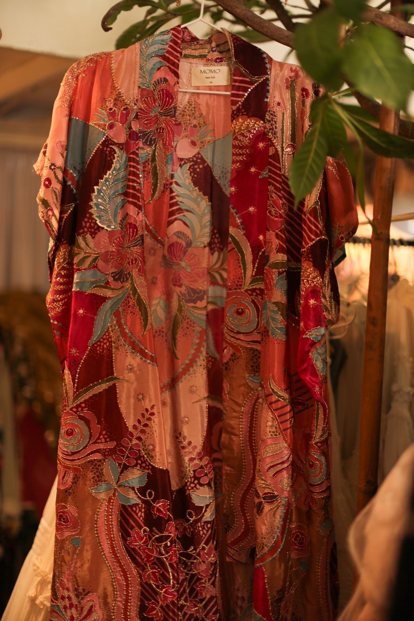 SILK EMBROIDERED KIMONO ABNER - MOMO STUDIO BERLIN - Berlin Concept Store - sustainable & ethical fashion