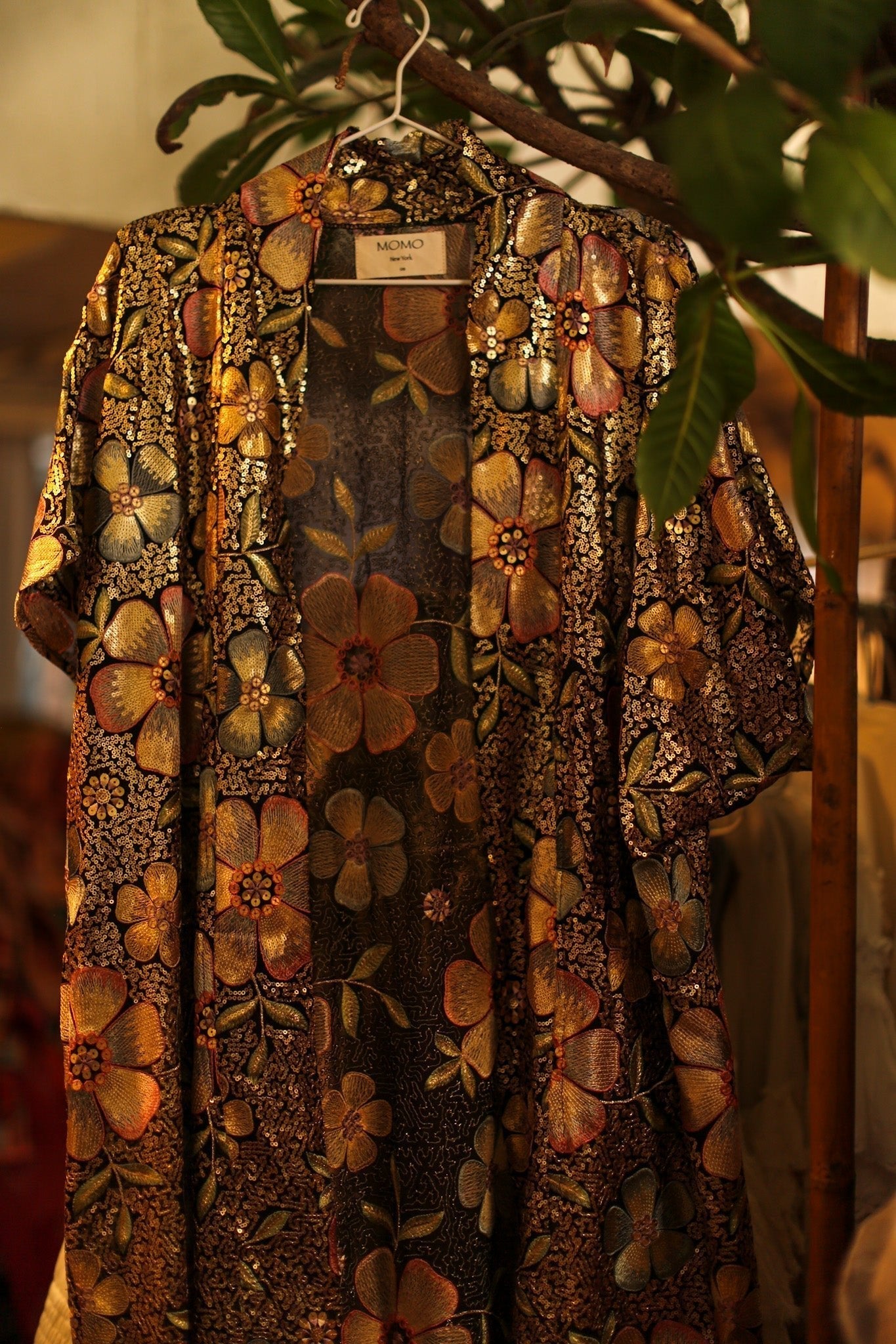 SILK EMBROIDERED KIMONO LONINA - MOMO STUDIO BERLIN - Berlin Concept Store - sustainable & ethical fashion