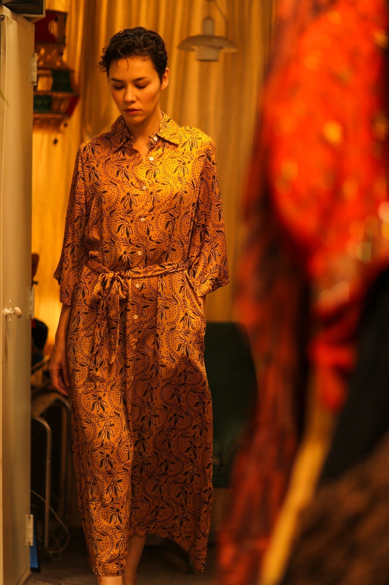 SILK HAND BLOCK PRINT DINA - MOMO STUDIO BERLIN - Berlin Concept Store - sustainable & ethical fashion