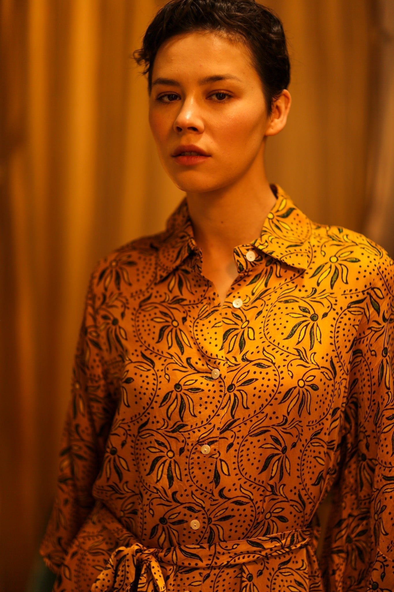 SILK HAND BLOCK PRINT DINA - MOMO STUDIO BERLIN - Berlin Concept Store - sustainable & ethical fashion