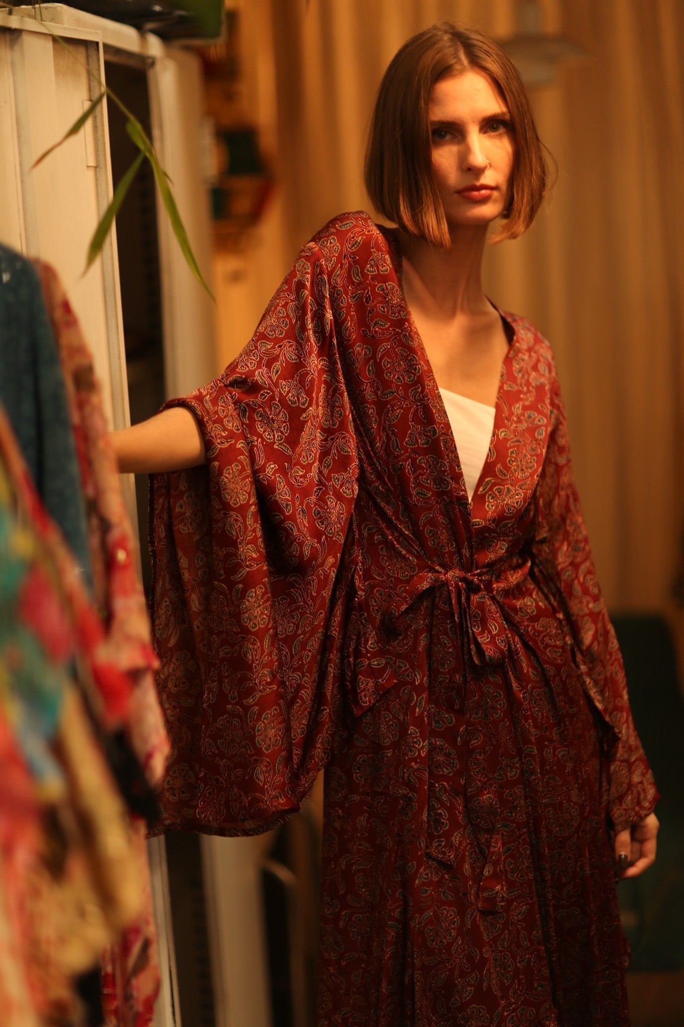 SILK KIMONO PINA TAYLER - MOMO STUDIO BERLIN - Berlin Concept Store - sustainable & ethical fashion