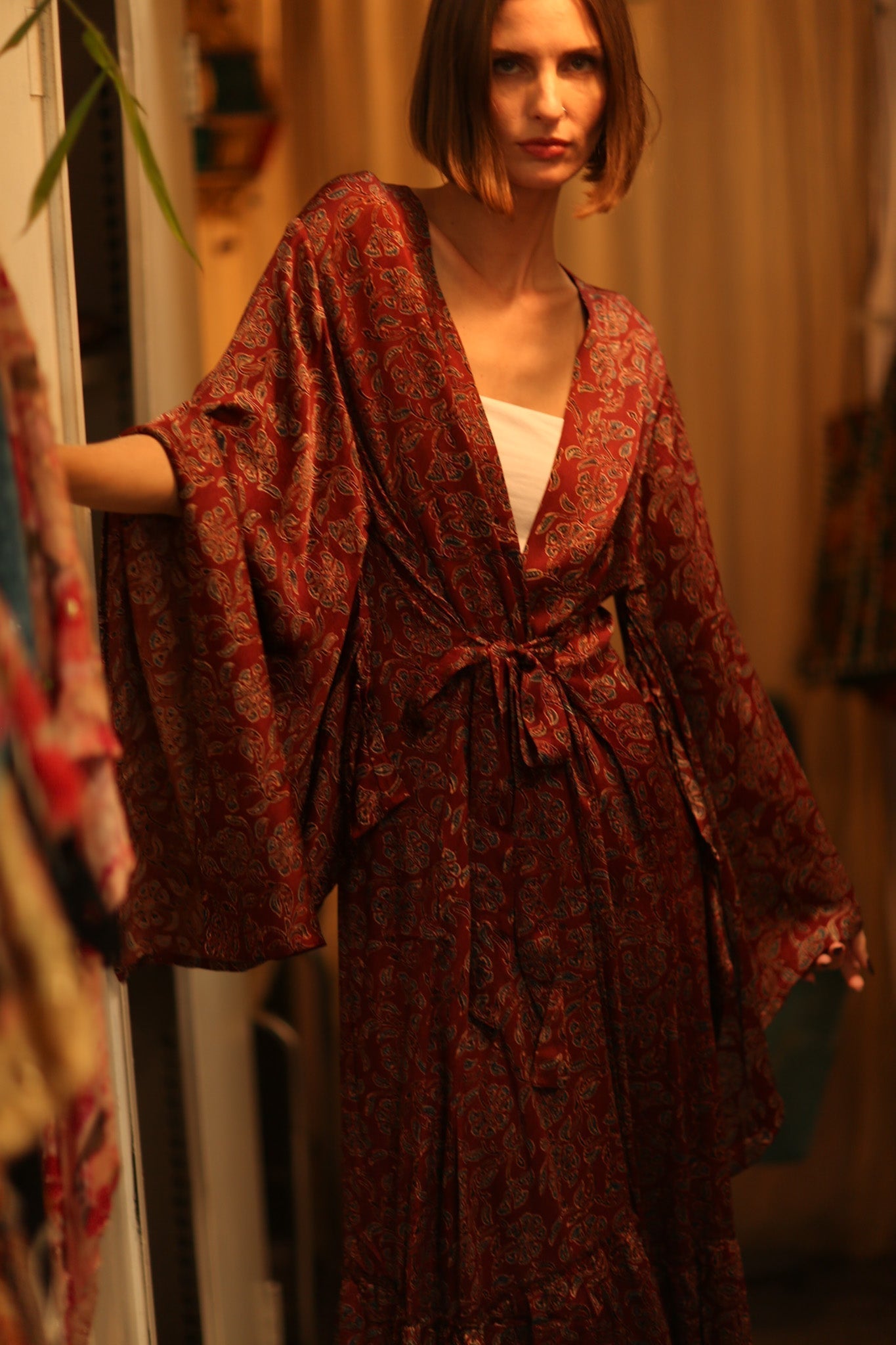 SILK KIMONO PINA TAYLER - MOMO STUDIO BERLIN - Berlin Concept Store - sustainable & ethical fashion