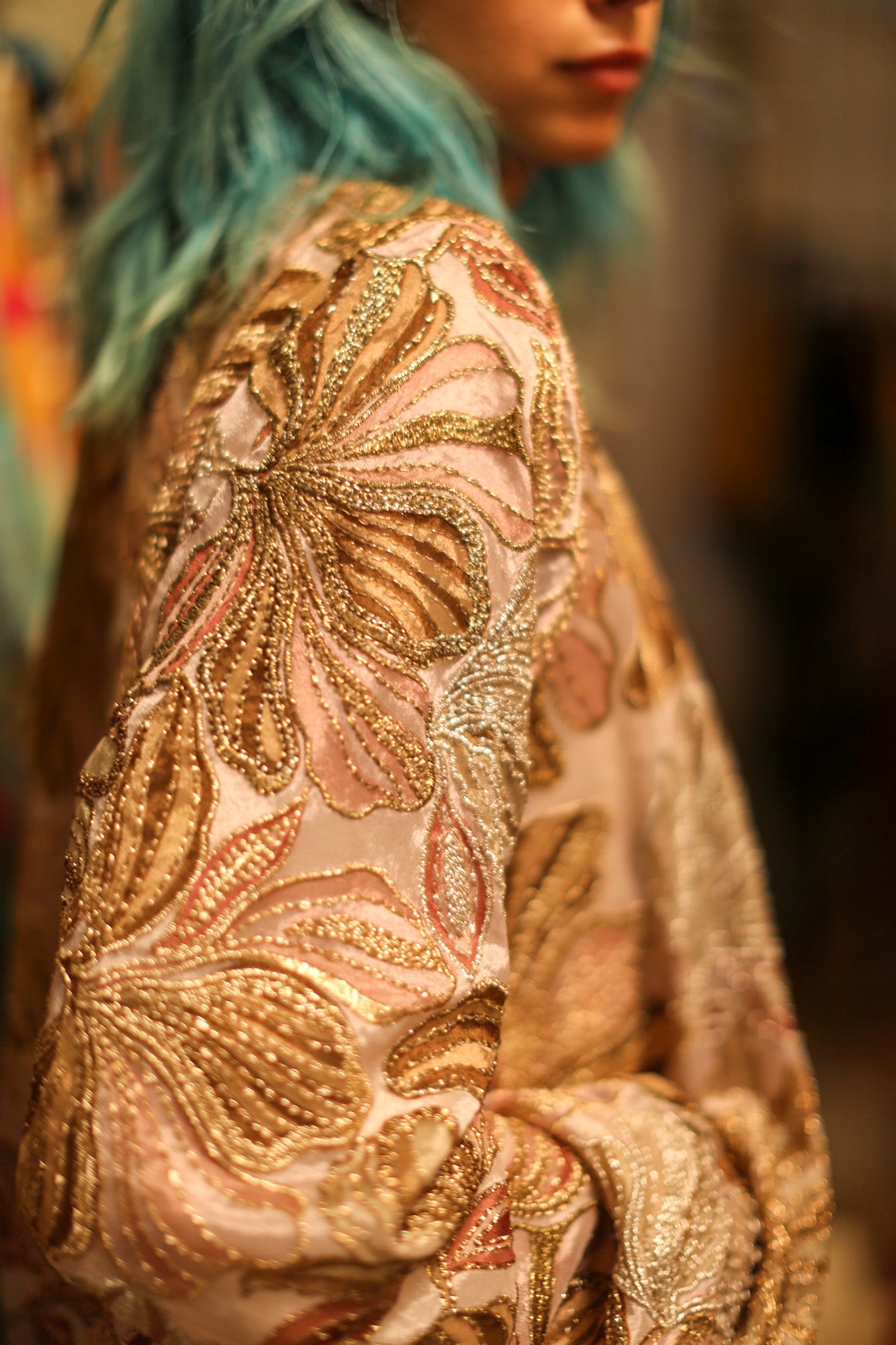 SILK SEQUIN EMBROIDERED BOMBER JACKET JUDE - MOMO STUDIO BERLIN - Berlin Concept Store - sustainable & ethical fashion