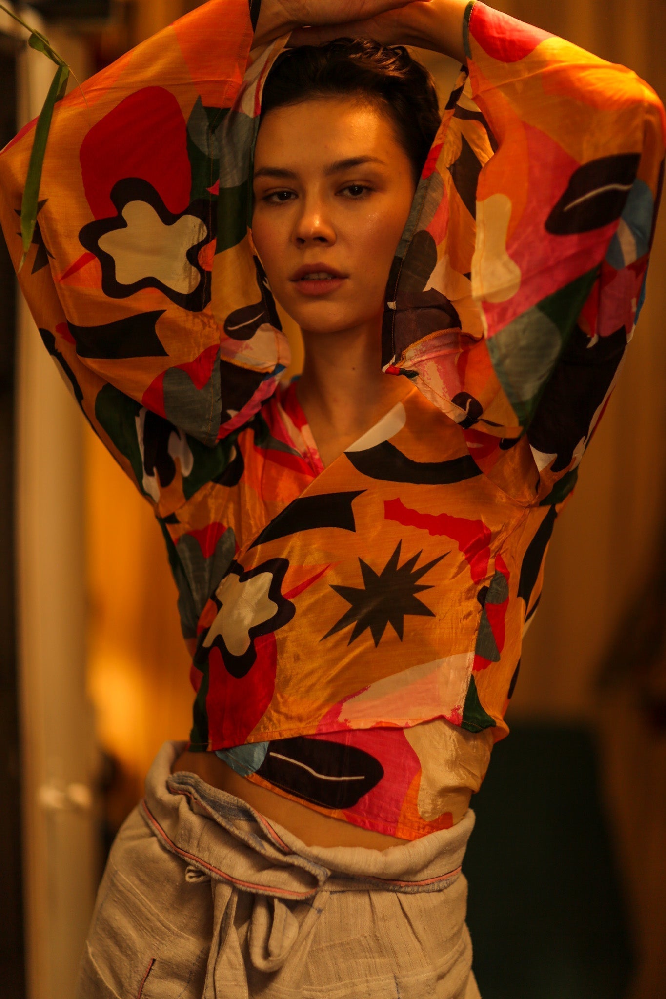 SILK WRAP TOP - MOMO STUDIO BERLIN - Berlin Concept Store - sustainable & ethical fashion