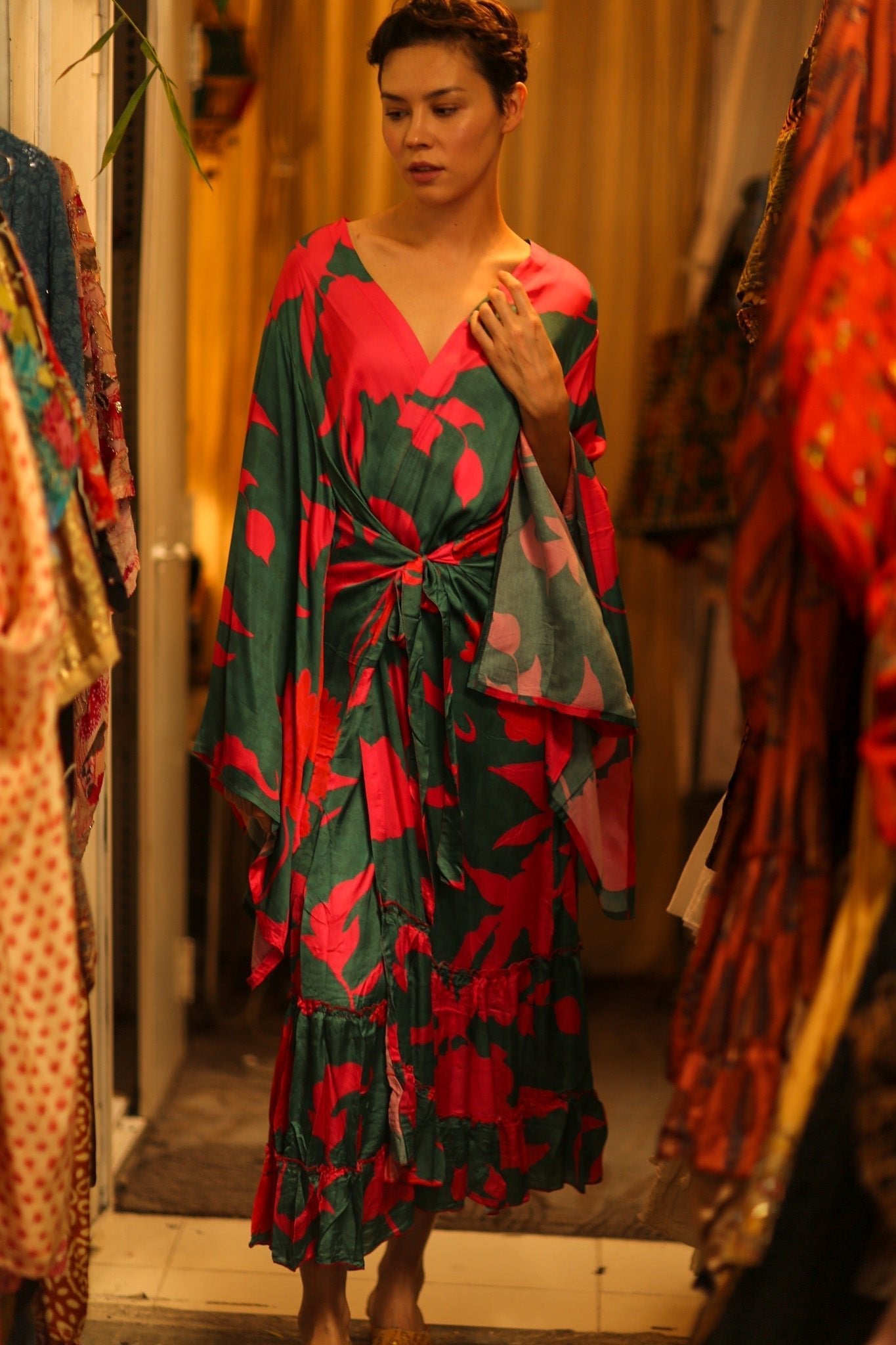 SILK XXL KIMONO FRANKY - MOMO STUDIO BERLIN - Berlin Concept Store - sustainable & ethical fashion