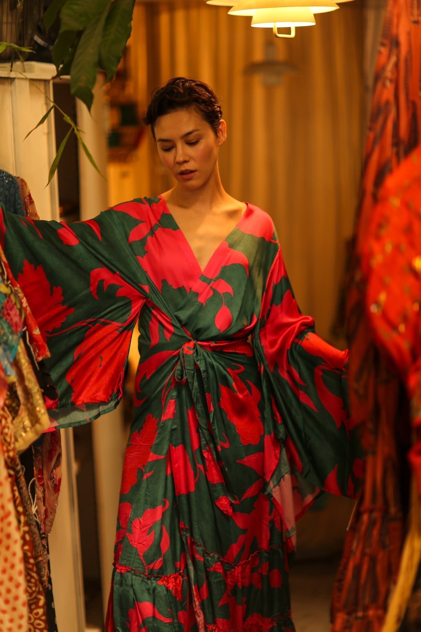SILK XXL KIMONO FRANKY - MOMO STUDIO BERLIN - Berlin Concept Store - sustainable & ethical fashion