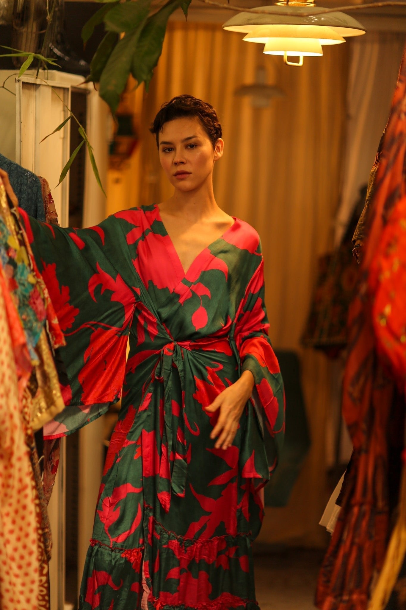 SILK XXL KIMONO FRANKY - MOMO STUDIO BERLIN - Berlin Concept Store - sustainable & ethical fashion