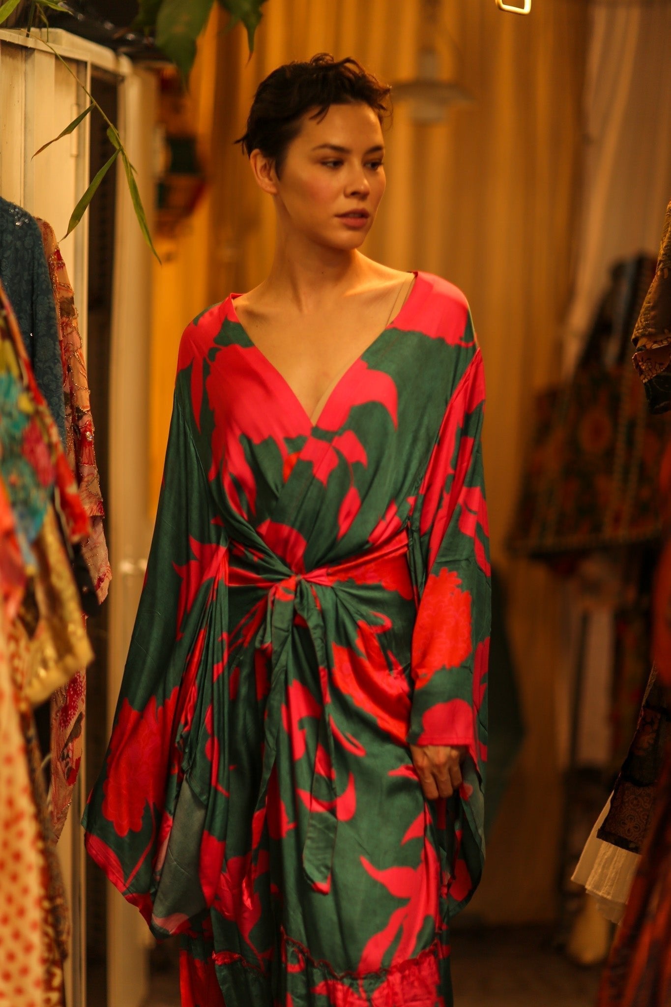 SILK XXL KIMONO FRANKY - MOMO STUDIO BERLIN - Berlin Concept Store - sustainable & ethical fashion