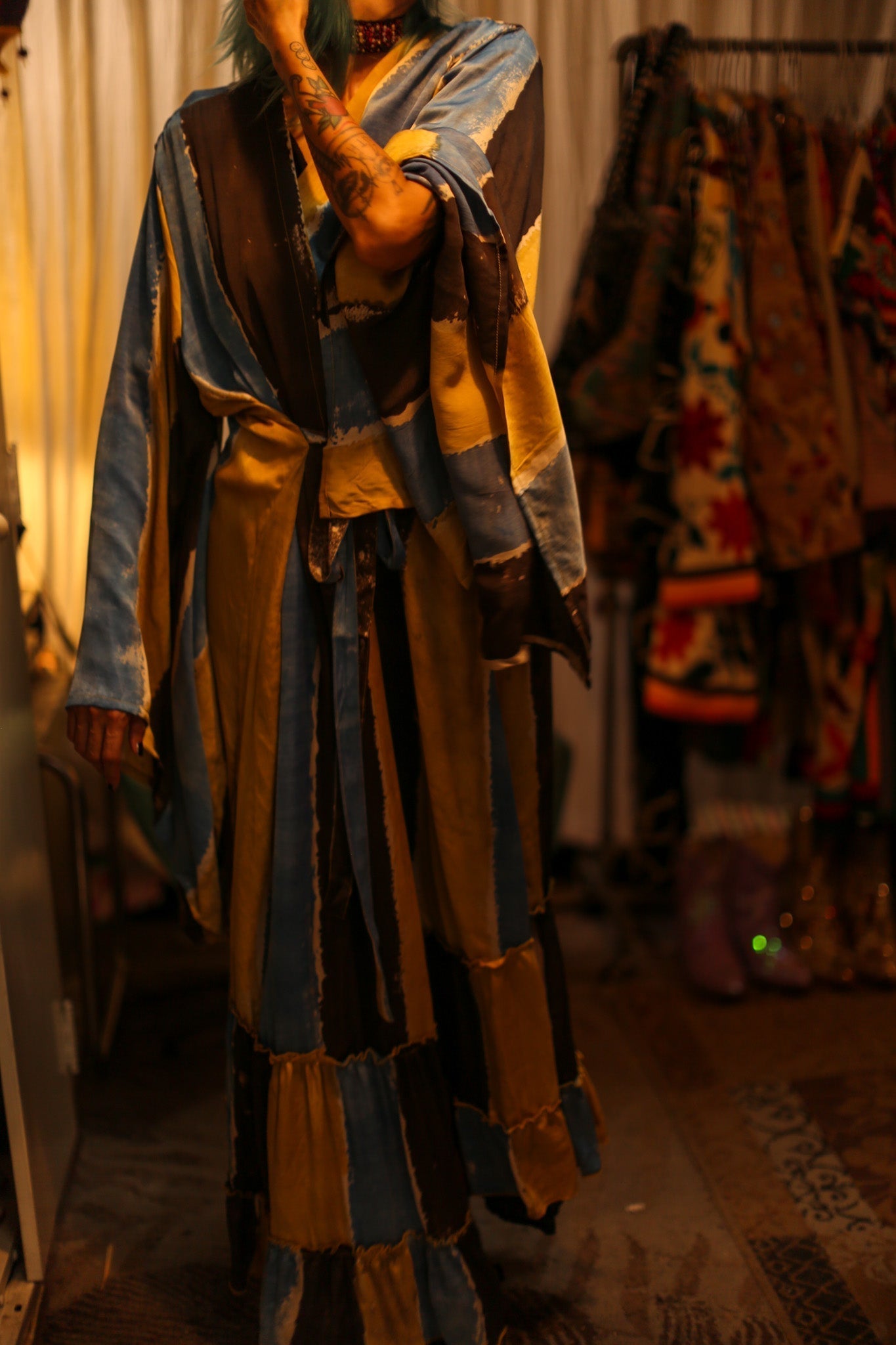 SILK XXL WING KIMONO LORI - MOMO STUDIO BERLIN - Berlin Concept Store - sustainable & ethical fashion