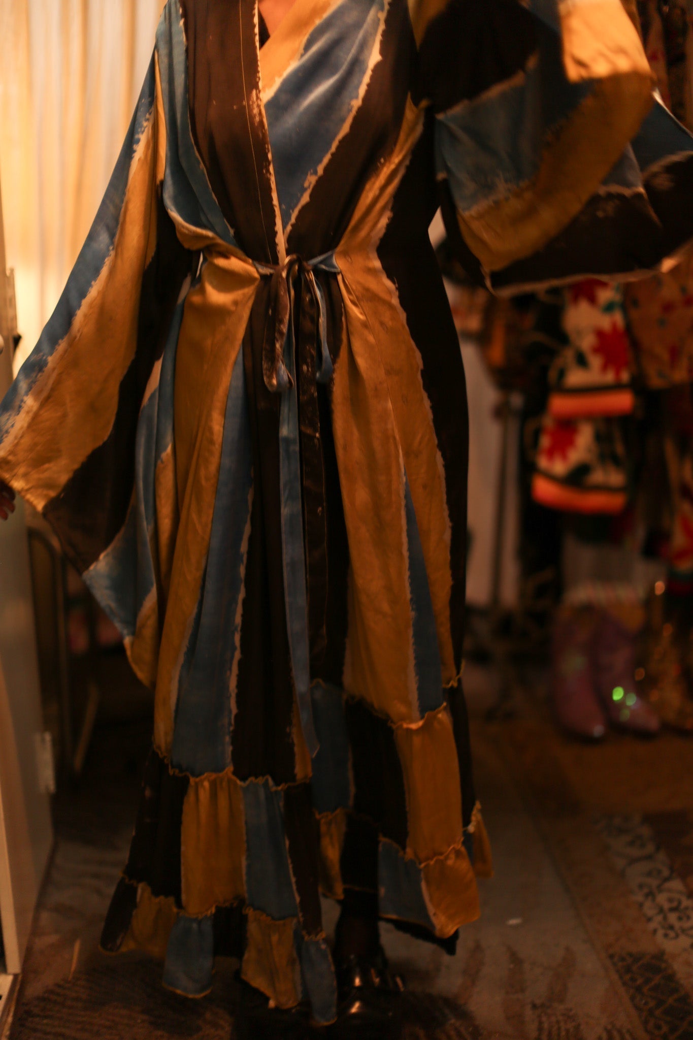 SILK XXL WING KIMONO LORI - MOMO STUDIO BERLIN - Berlin Concept Store - sustainable & ethical fashion