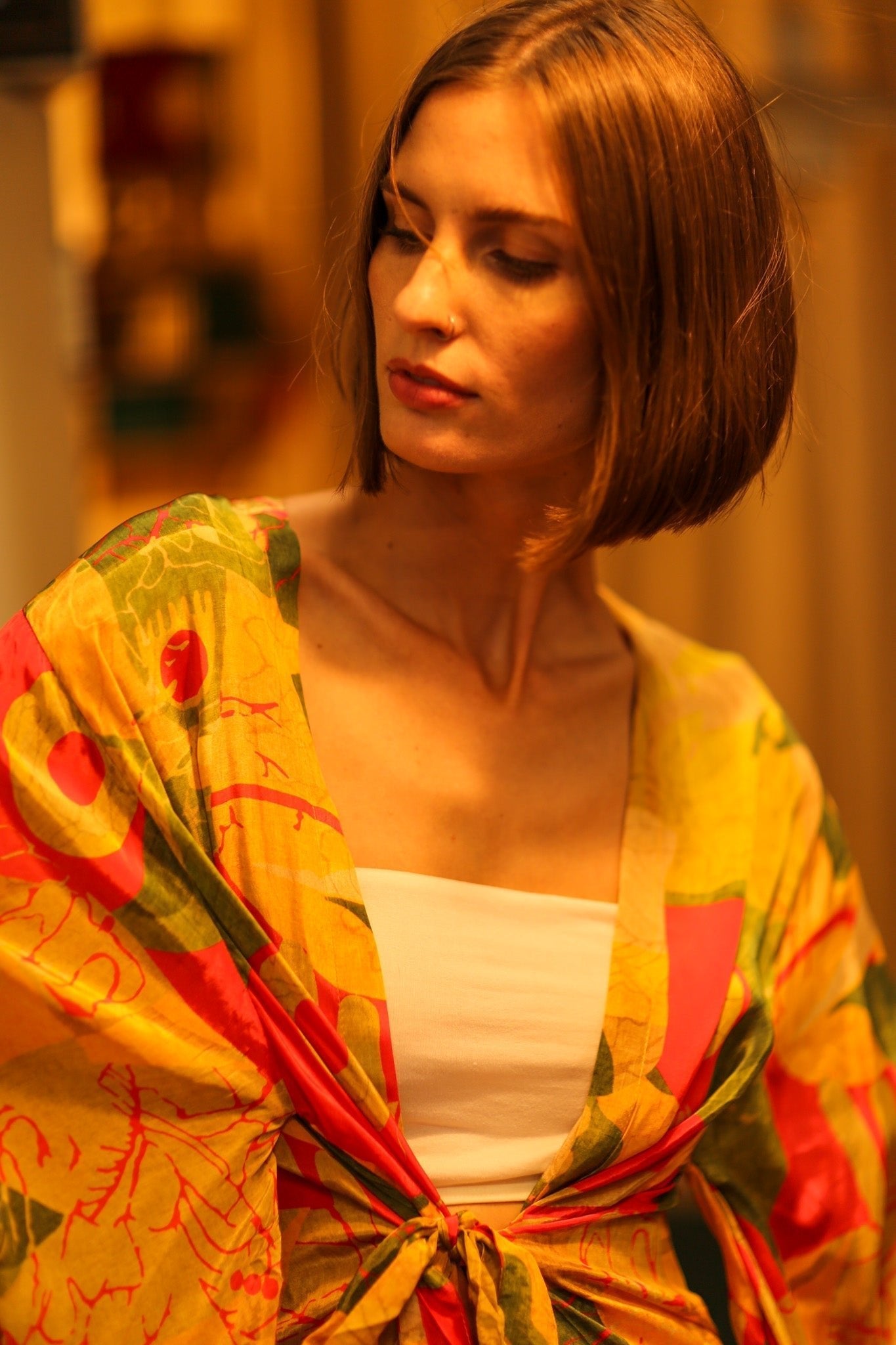 SILK XXL WING KIMONO MONI - MOMO STUDIO BERLIN - Berlin Concept Store - sustainable & ethical fashion