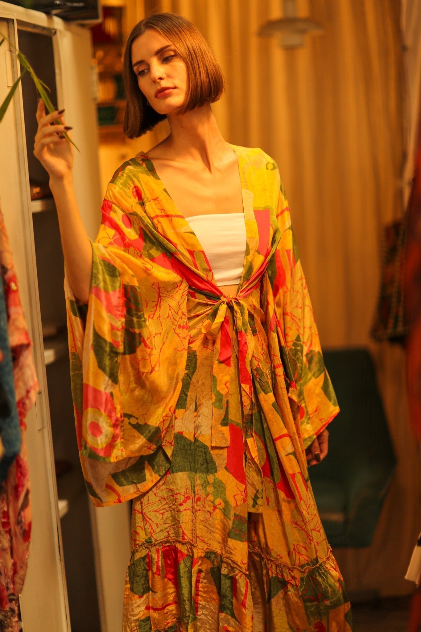 SILK XXL WING KIMONO MONI - MOMO STUDIO BERLIN - Berlin Concept Store - sustainable & ethical fashion