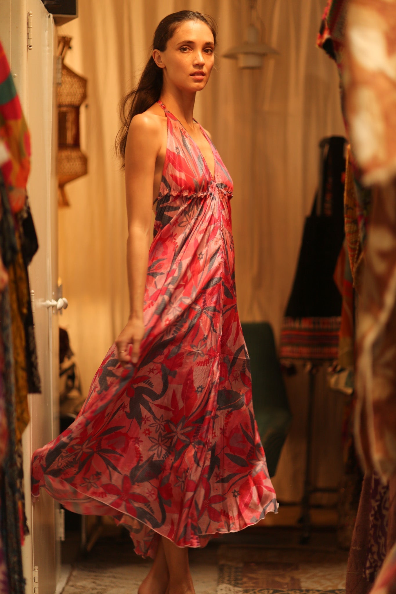 SUMMER STRAP DRESS HANNAH PINK DREAM EDIT - MOMO STUDIO BERLIN - Berlin Concept Store - sustainable & ethical fashion