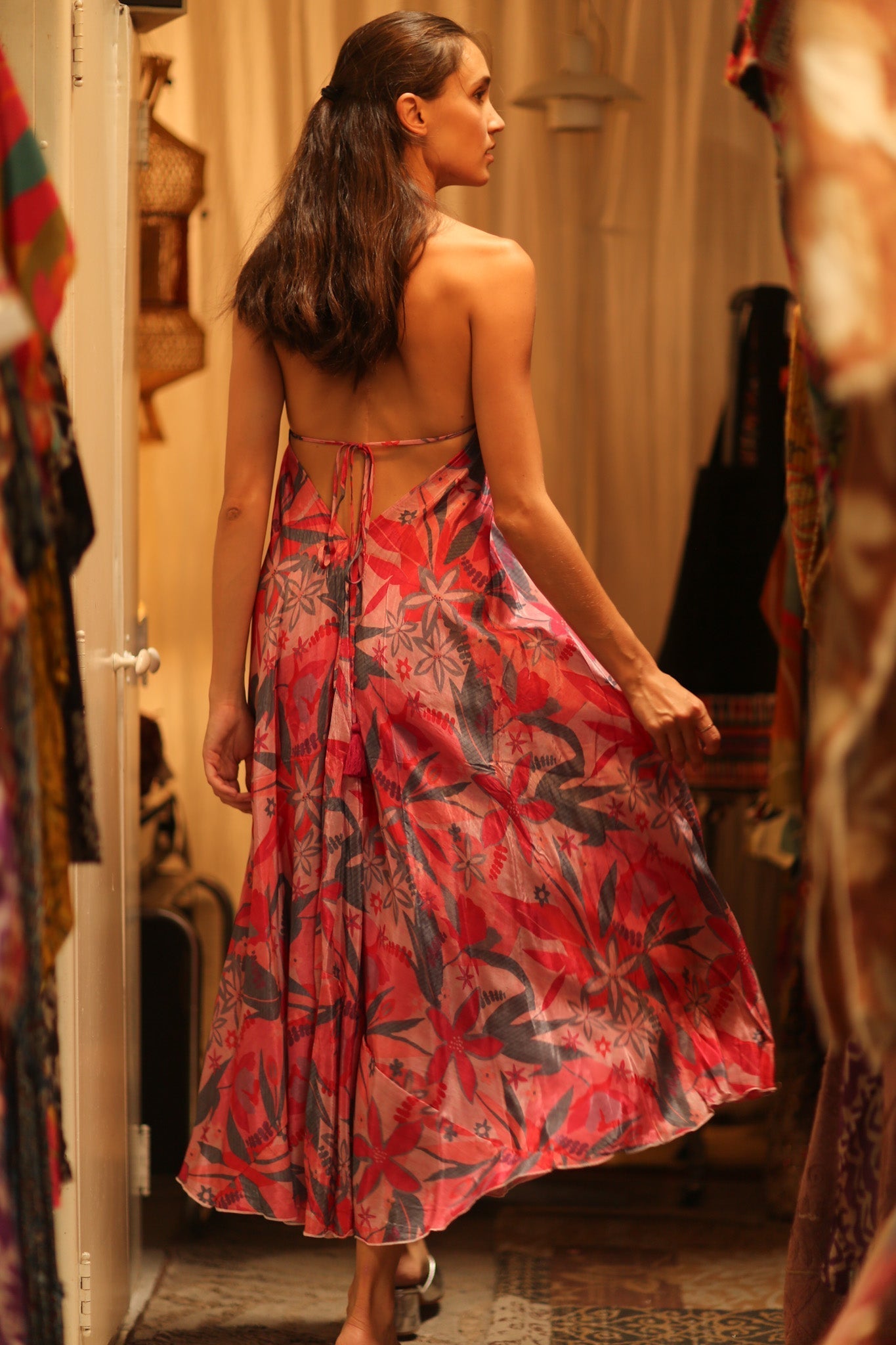 SUMMER STRAP DRESS HANNAH PINK DREAM EDIT - MOMO STUDIO BERLIN - Berlin Concept Store - sustainable & ethical fashion