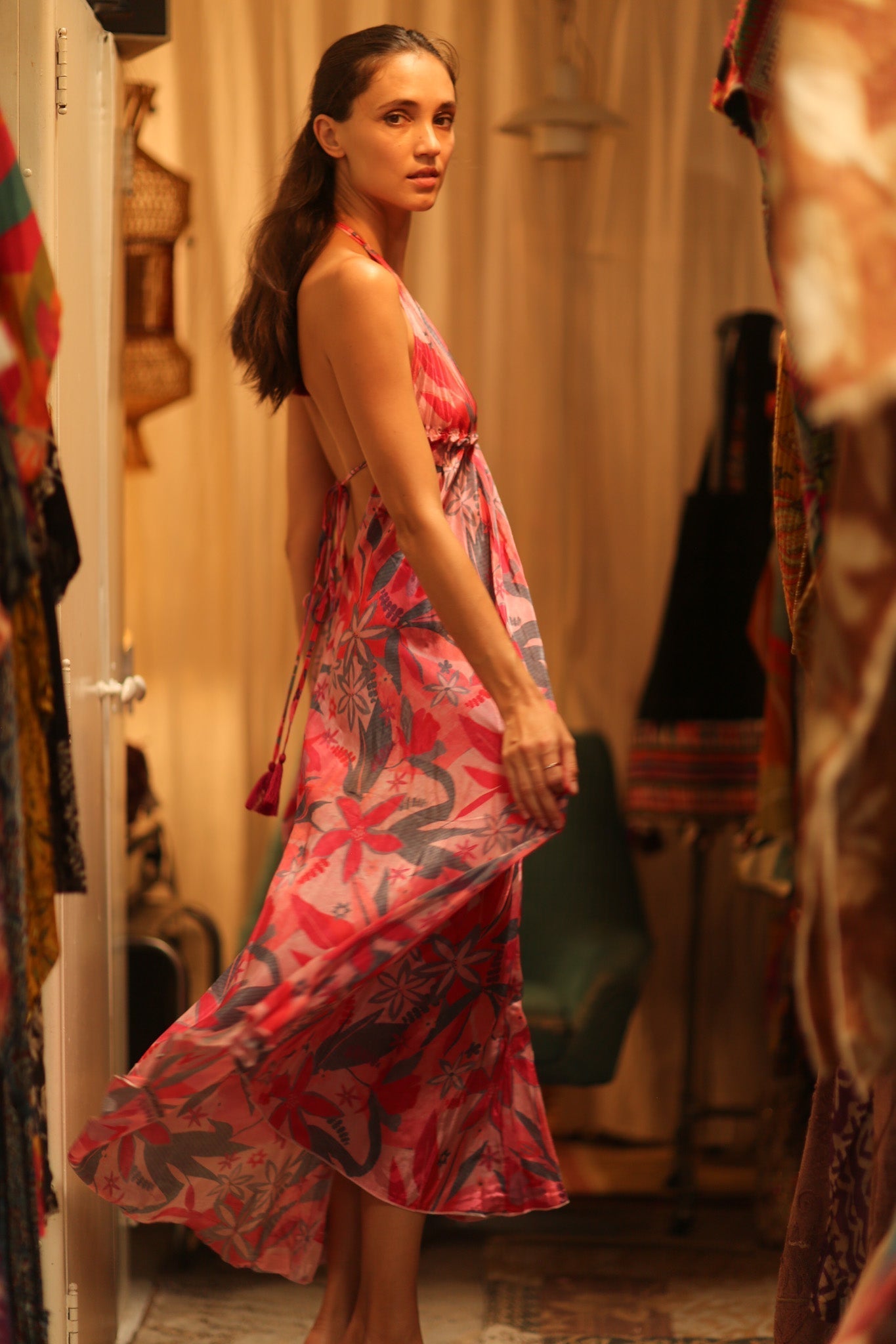 SUMMER STRAP DRESS HANNAH PINK DREAM EDIT - MOMO STUDIO BERLIN - Berlin Concept Store - sustainable & ethical fashion