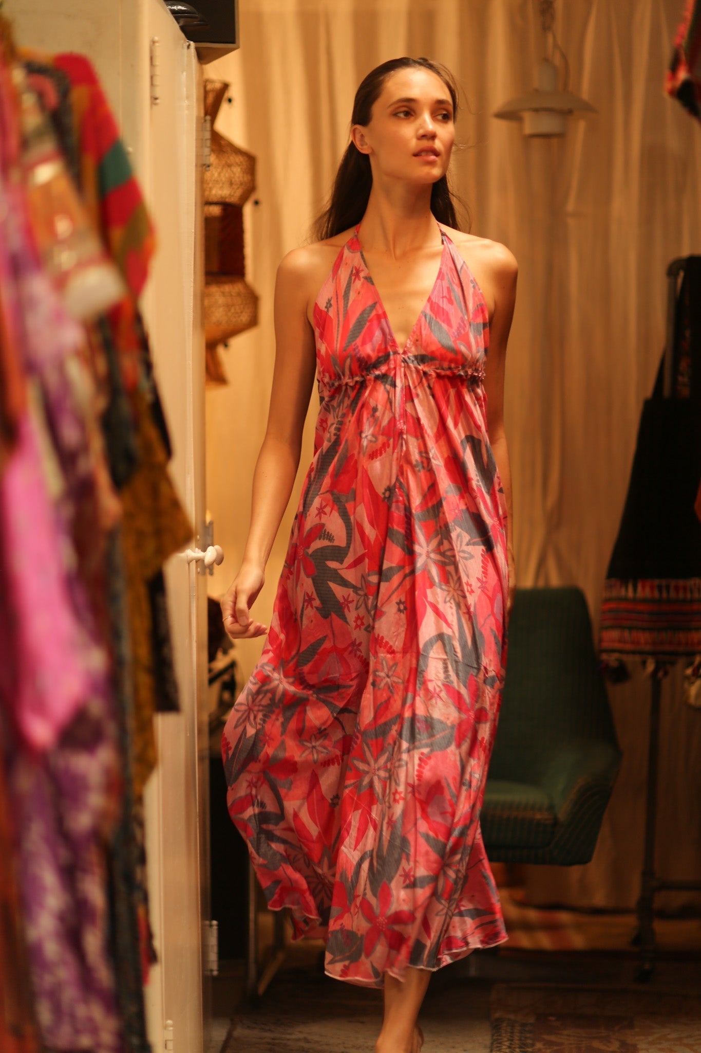 SUMMER STRAP DRESS HANNAH PINK DREAM EDIT - MOMO STUDIO BERLIN - Berlin Concept Store - sustainable & ethical fashion