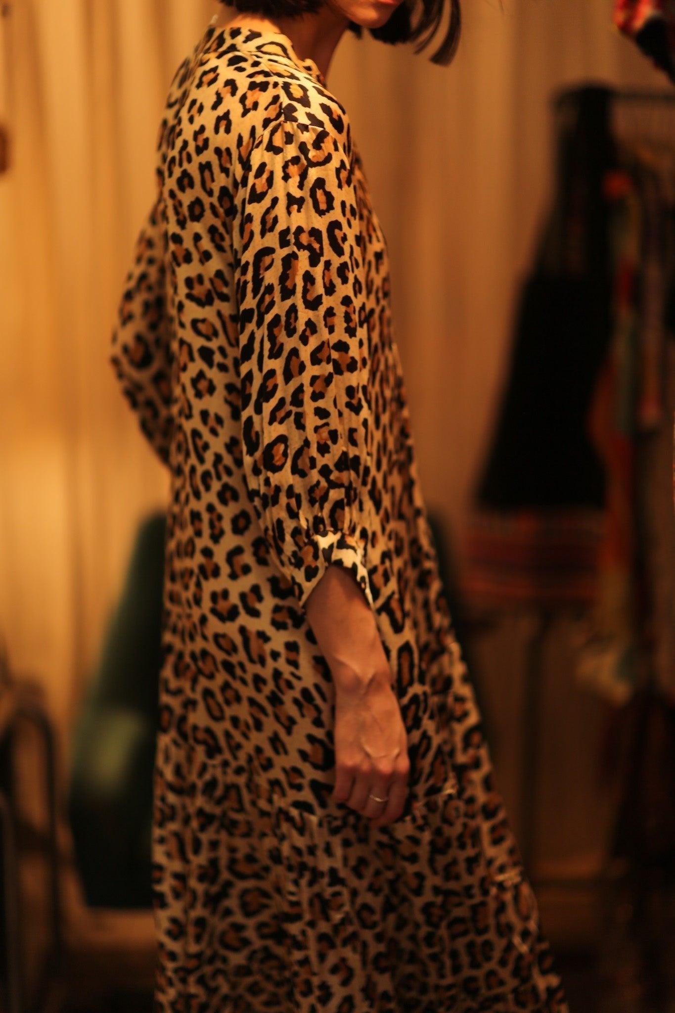 SUSIE SILK DRESS LEO - MOMO STUDIO BERLIN - Berlin Concept Store - sustainable & ethical fashion