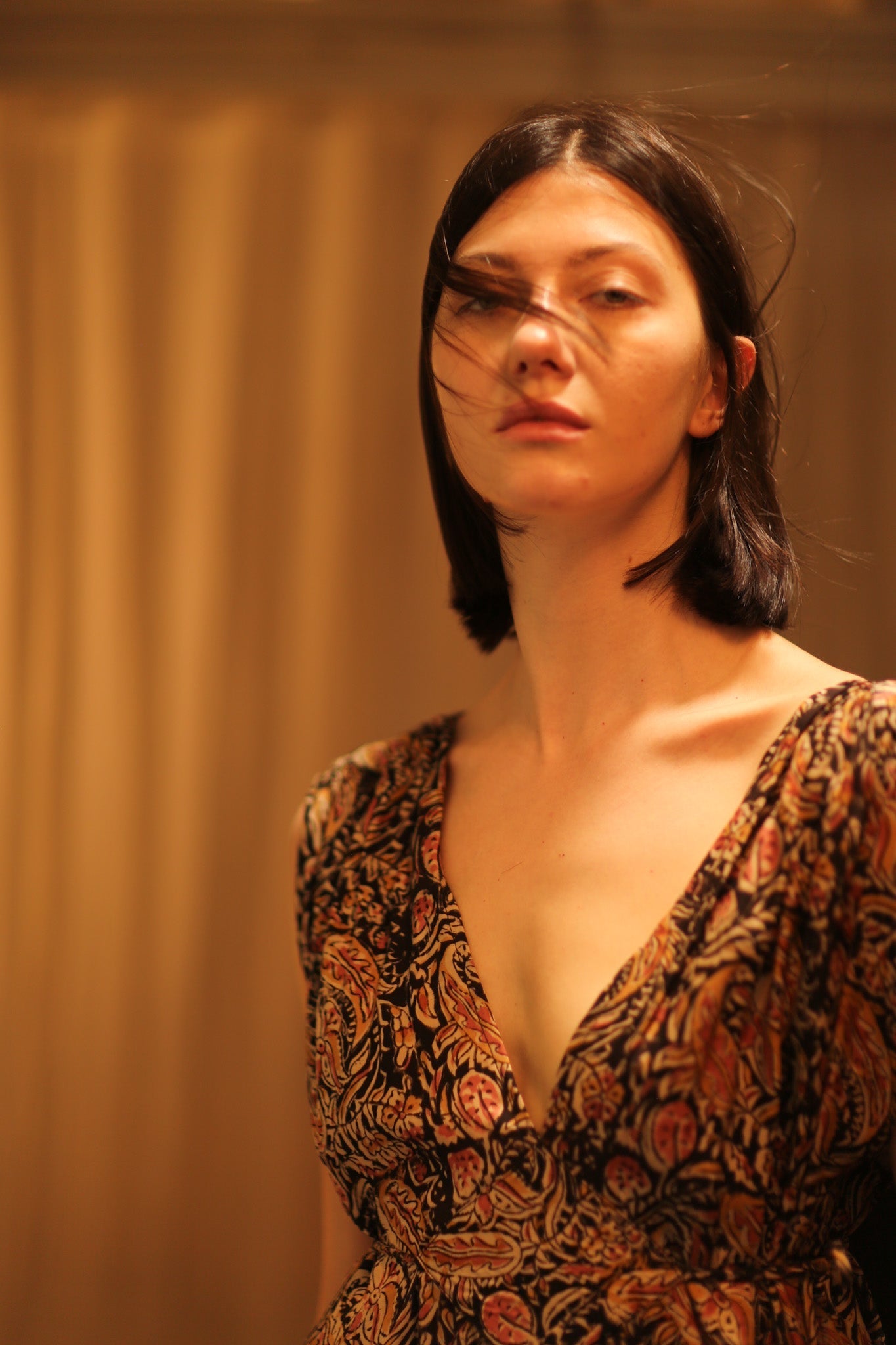 VICTORIA SILK DRESS CARNIVORE BLACK - MOMO STUDIO BERLIN - Berlin Concept Store - sustainable & ethical fashion