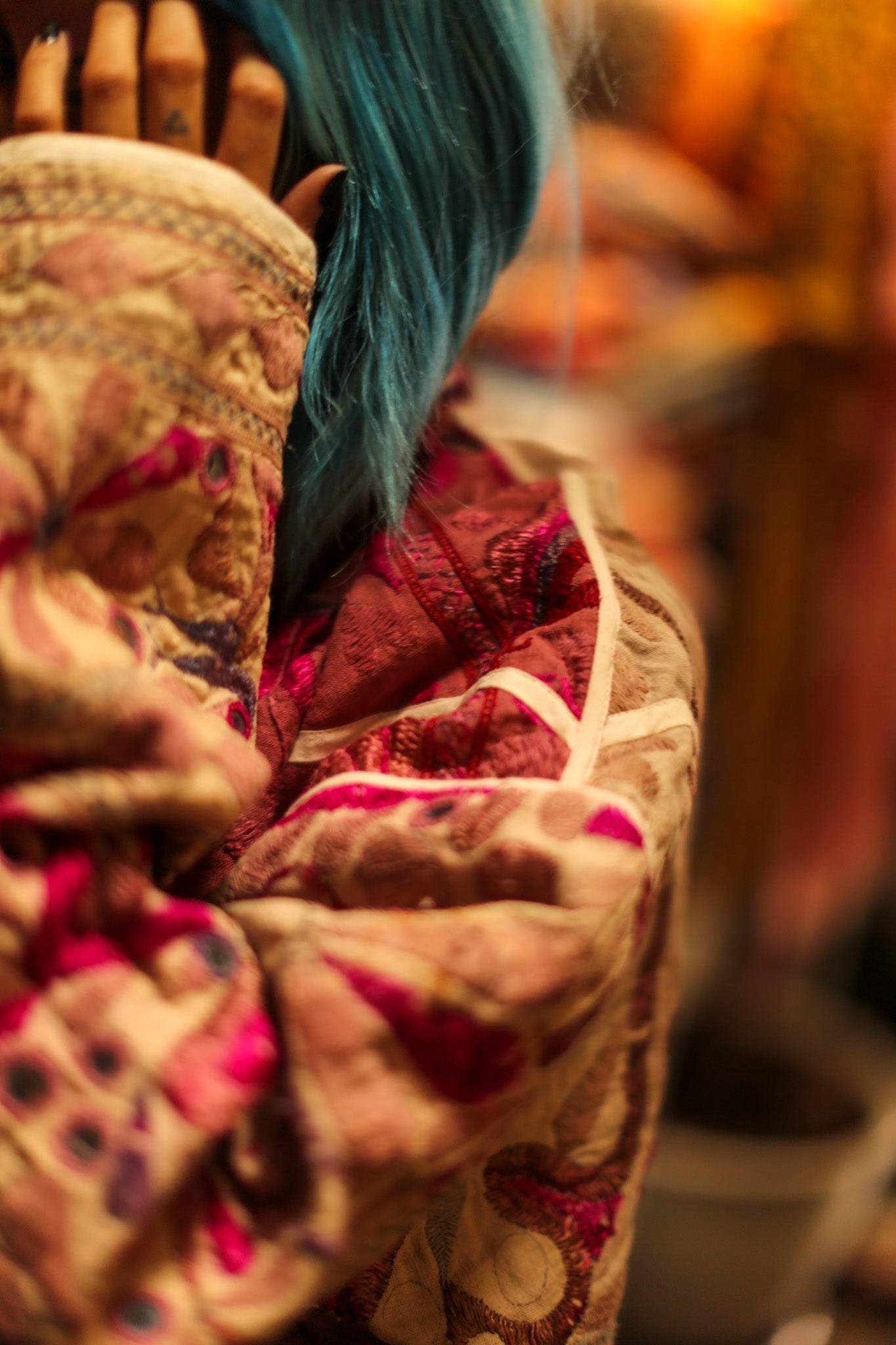 VINTAGE ANTIQUE FABRIC JACKET DEFNE - MOMO STUDIO BERLIN - Berlin Concept Store - sustainable & ethical fashion