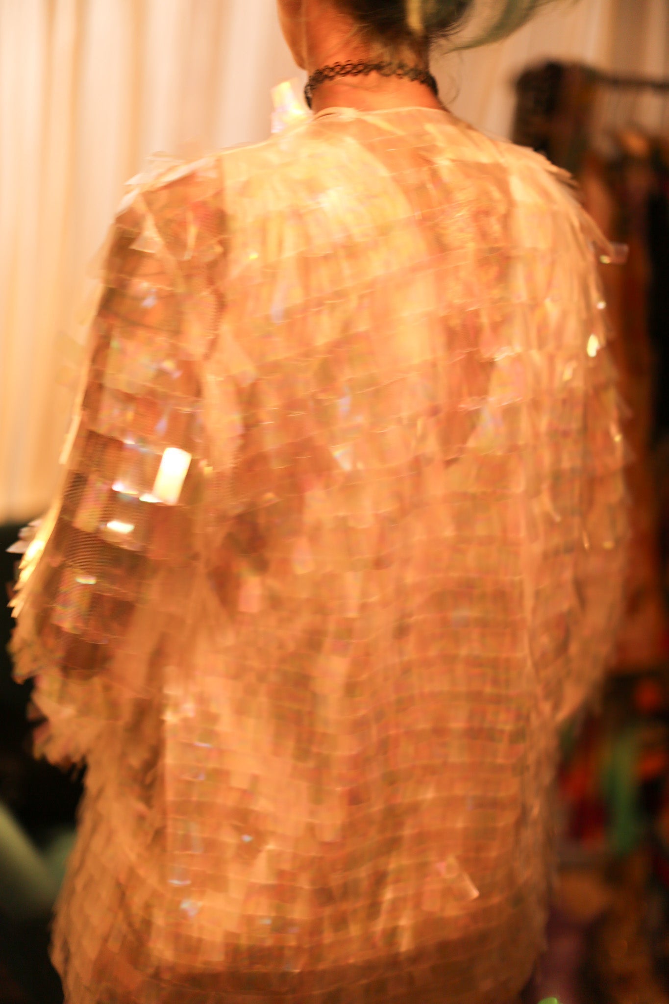 WHITE GLITTER KIMONO HEIKY - MOMO STUDIO BERLIN - Berlin Concept Store - sustainable & ethical fashion