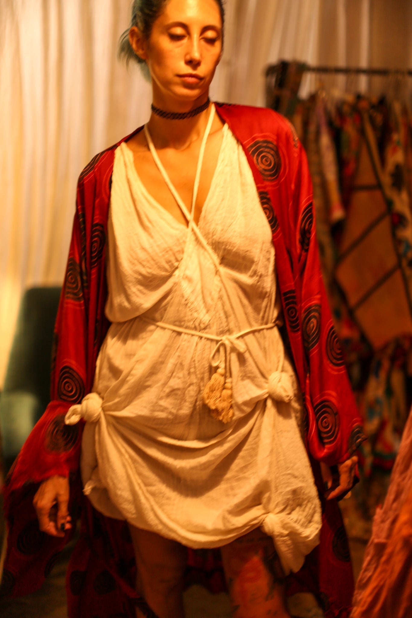 XXL WING SILK KIMONO - MOMO STUDIO BERLIN - Berlin Concept Store - sustainable & ethical fashion