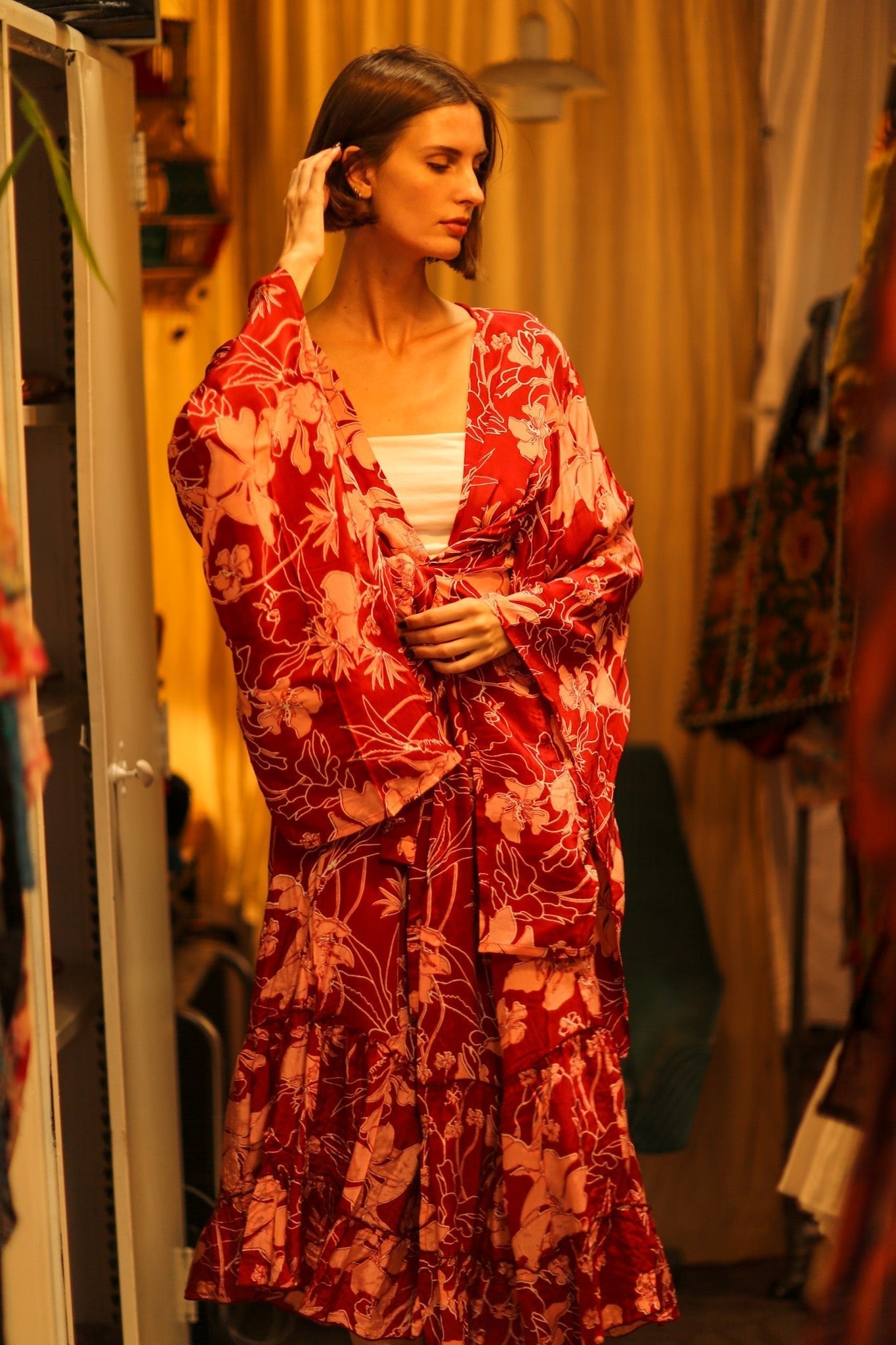XXL WING SILK KIMONO JEEN - MOMO STUDIO BERLIN - Berlin Concept Store - sustainable & ethical fashion