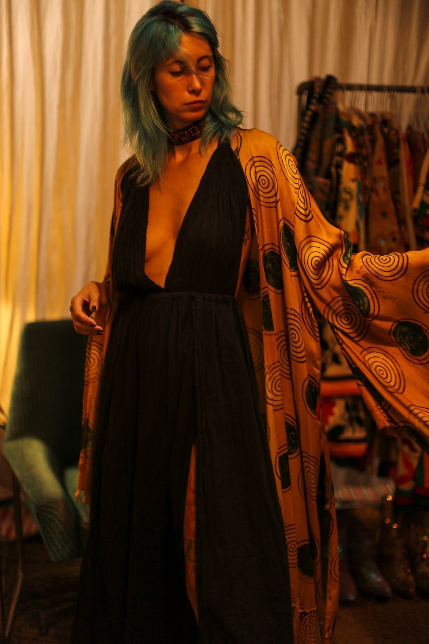 XXL WING SILK KIMONO OPHELIA - MOMO STUDIO BERLIN - Berlin Concept Store - sustainable & ethical fashion