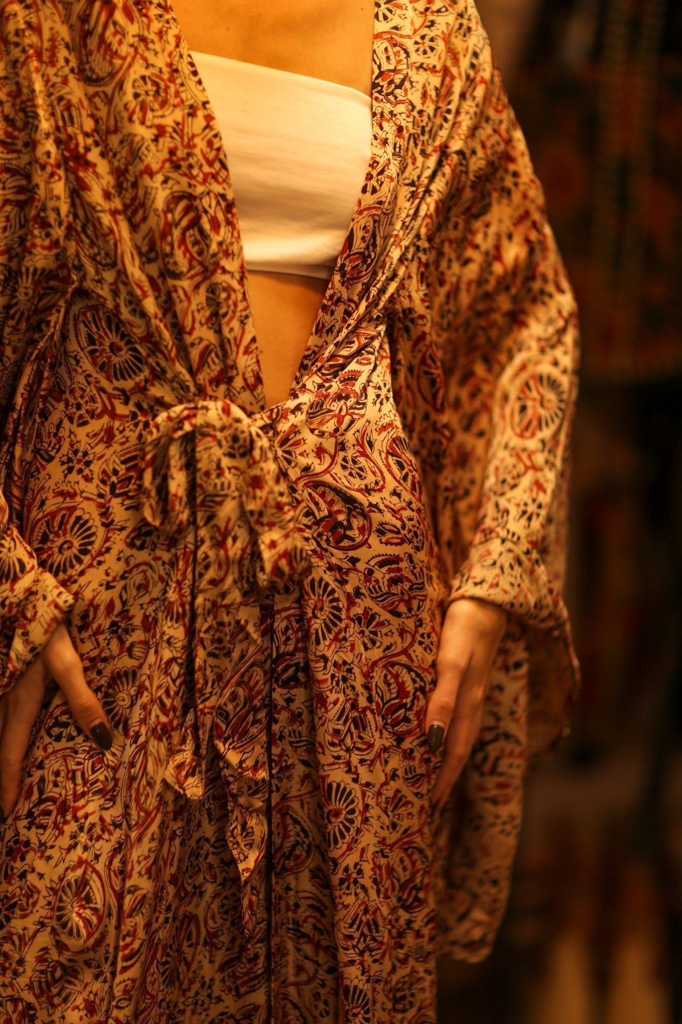 XXL WING SILK KIMONO PINA - MOMO STUDIO BERLIN - Berlin Concept Store - sustainable & ethical fashion