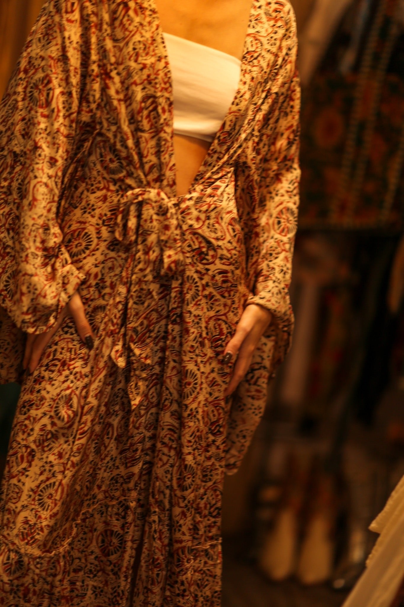 XXL WING SILK KIMONO PINA - MOMO STUDIO BERLIN - Berlin Concept Store - sustainable & ethical fashion