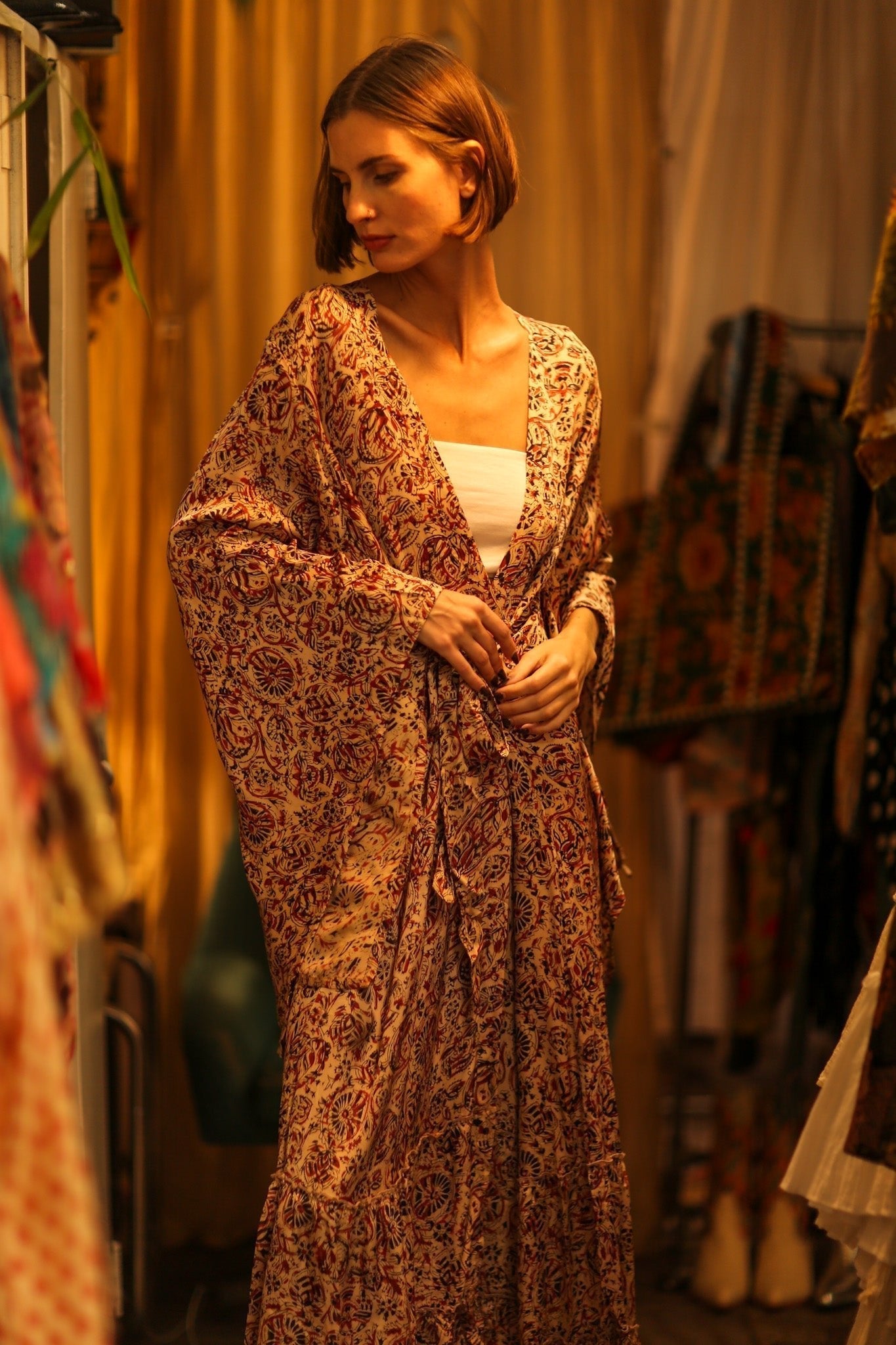 XXL WING SILK KIMONO PINA - MOMO STUDIO BERLIN - Berlin Concept Store - sustainable & ethical fashion