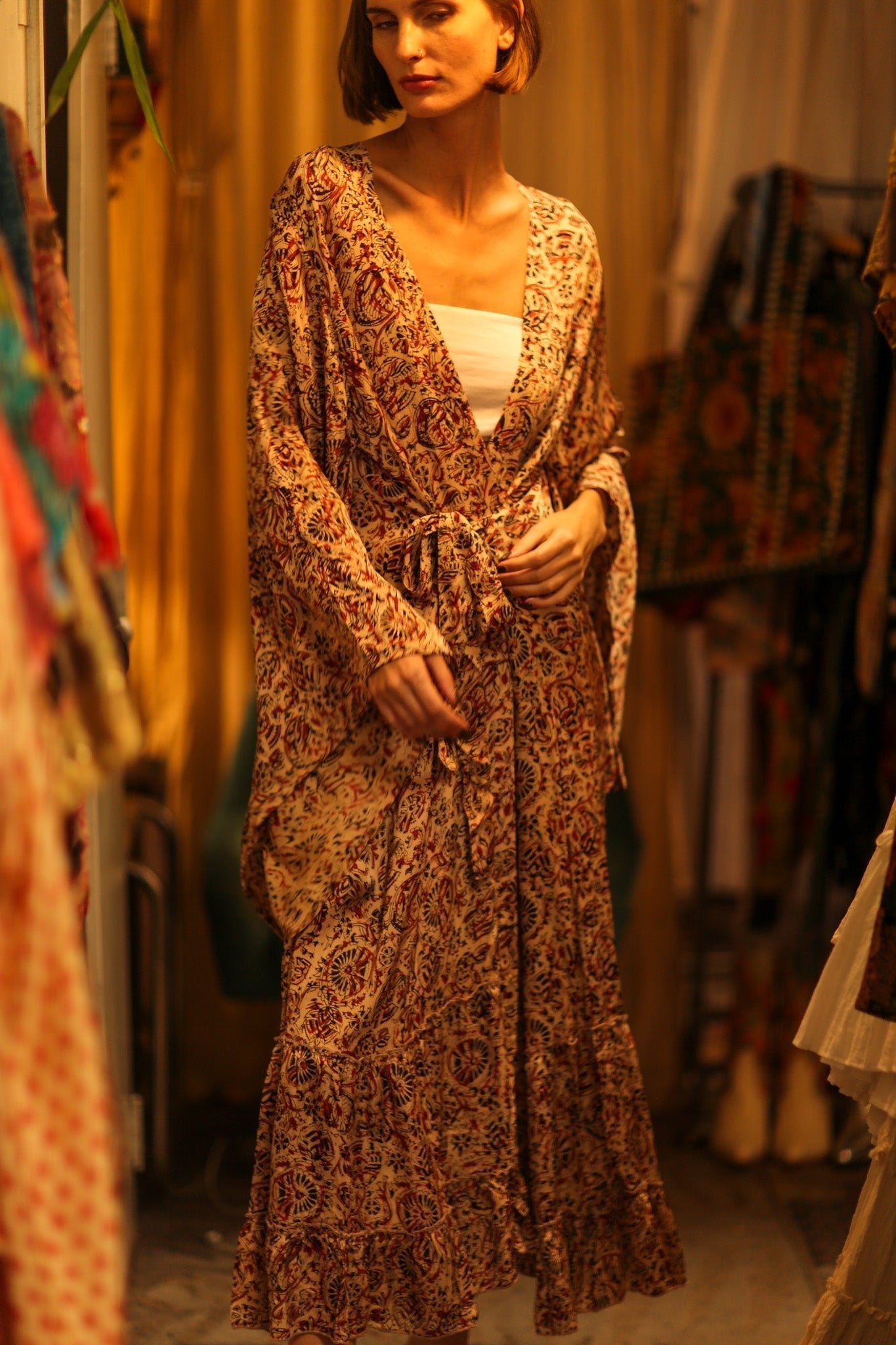 XXL WING SILK KIMONO PINA - MOMO STUDIO BERLIN - Berlin Concept Store - sustainable & ethical fashion