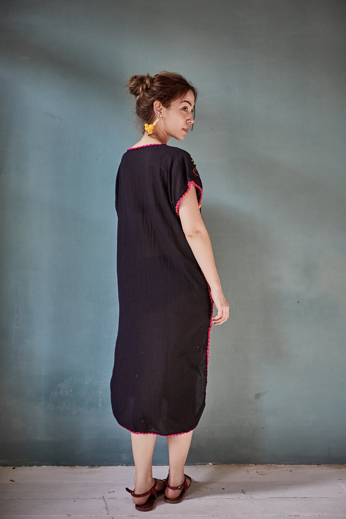 Embroidered Kaftan Dress Nova