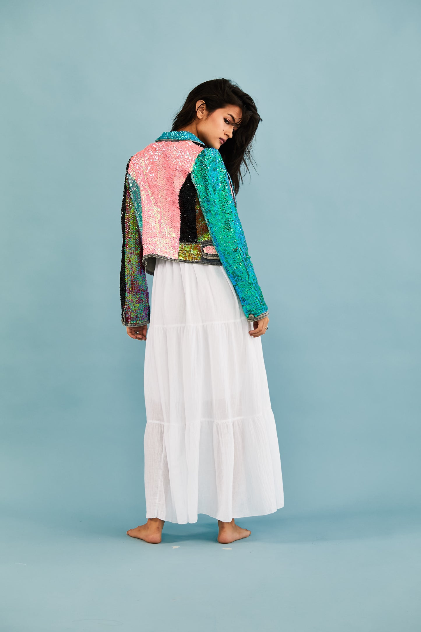 Embroidered Sequin Jacket