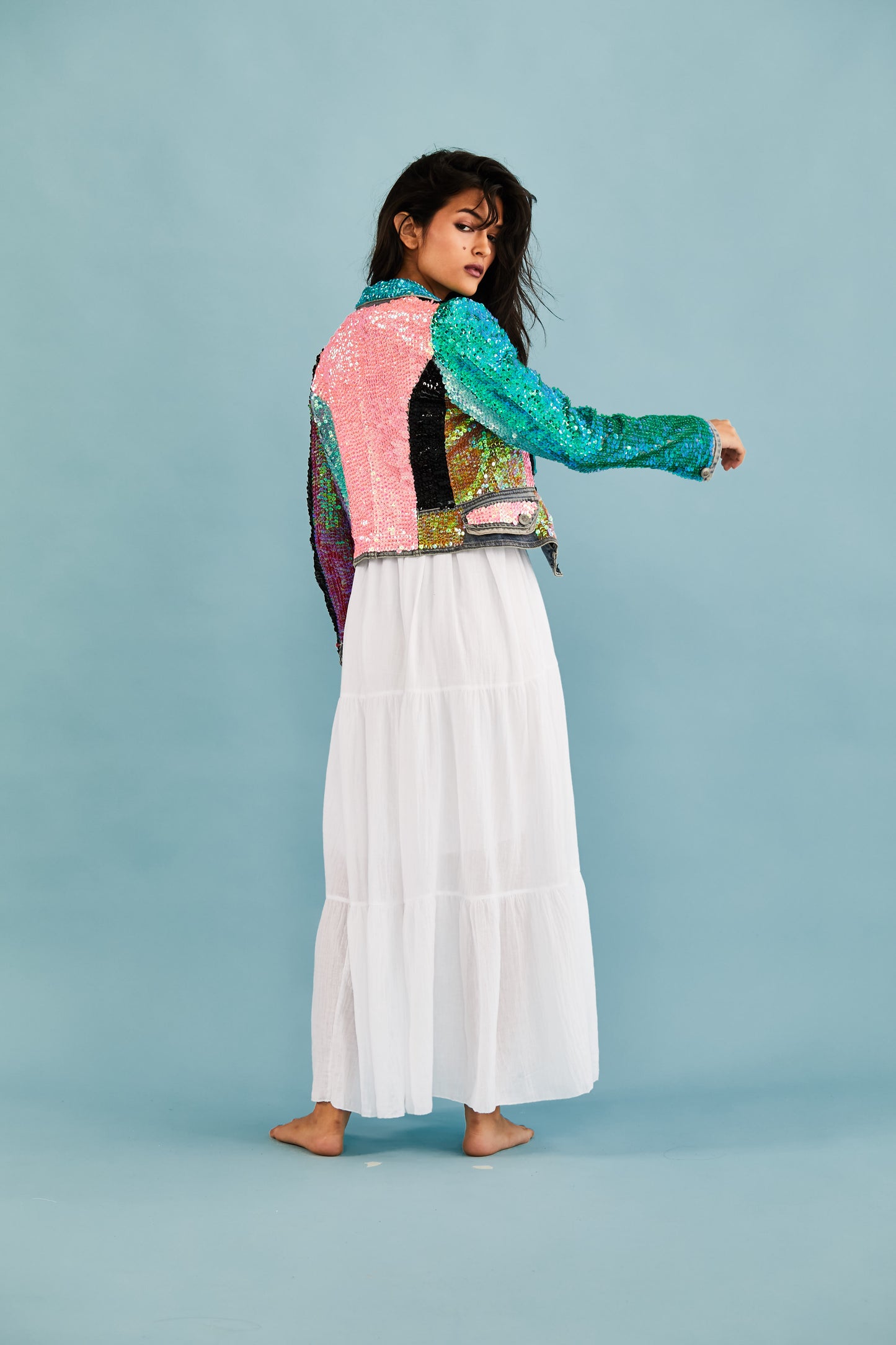 Embroidered Sequin Jacket
