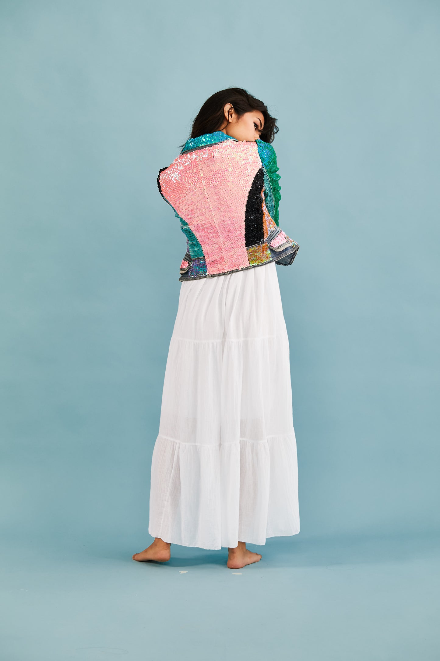 Embroidered Sequin Jacket