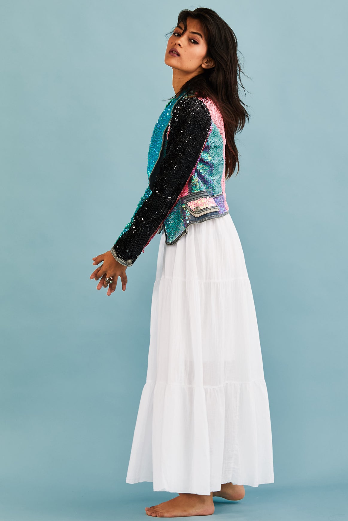 Embroidered Sequin Jacket