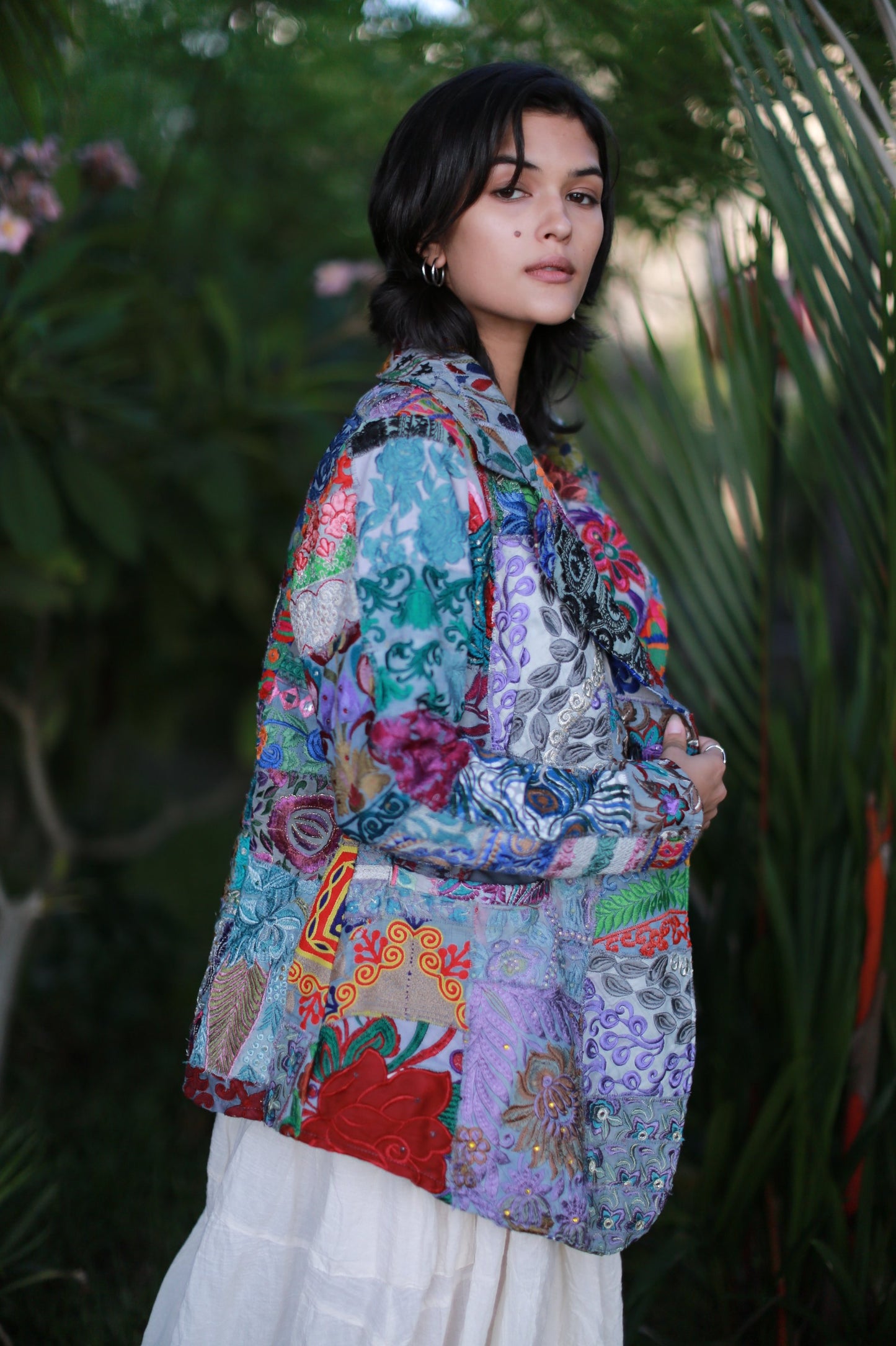 Embroidered Patchwork Jacket Frida