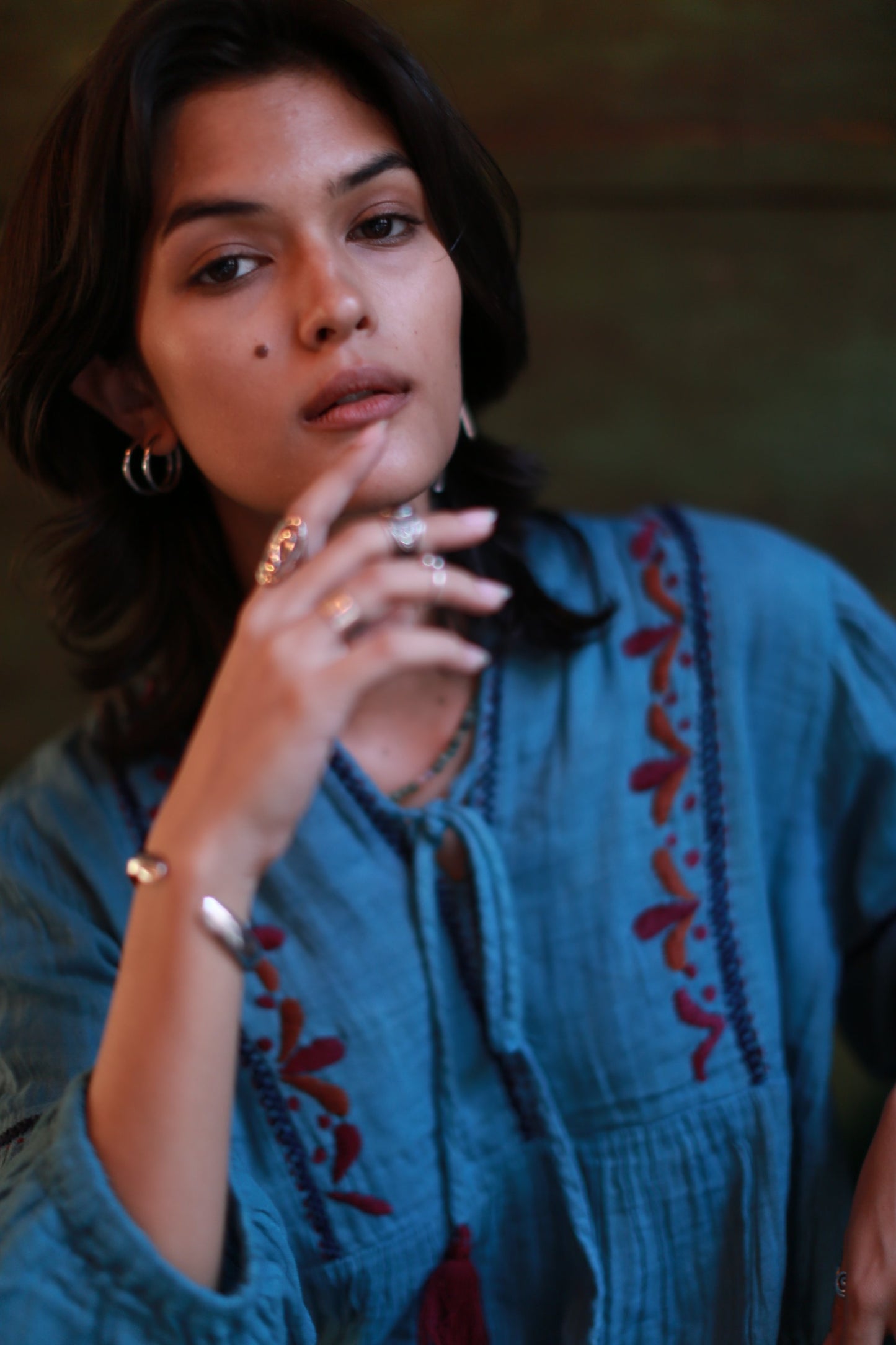 EMBROIDERED DRESS JELENA