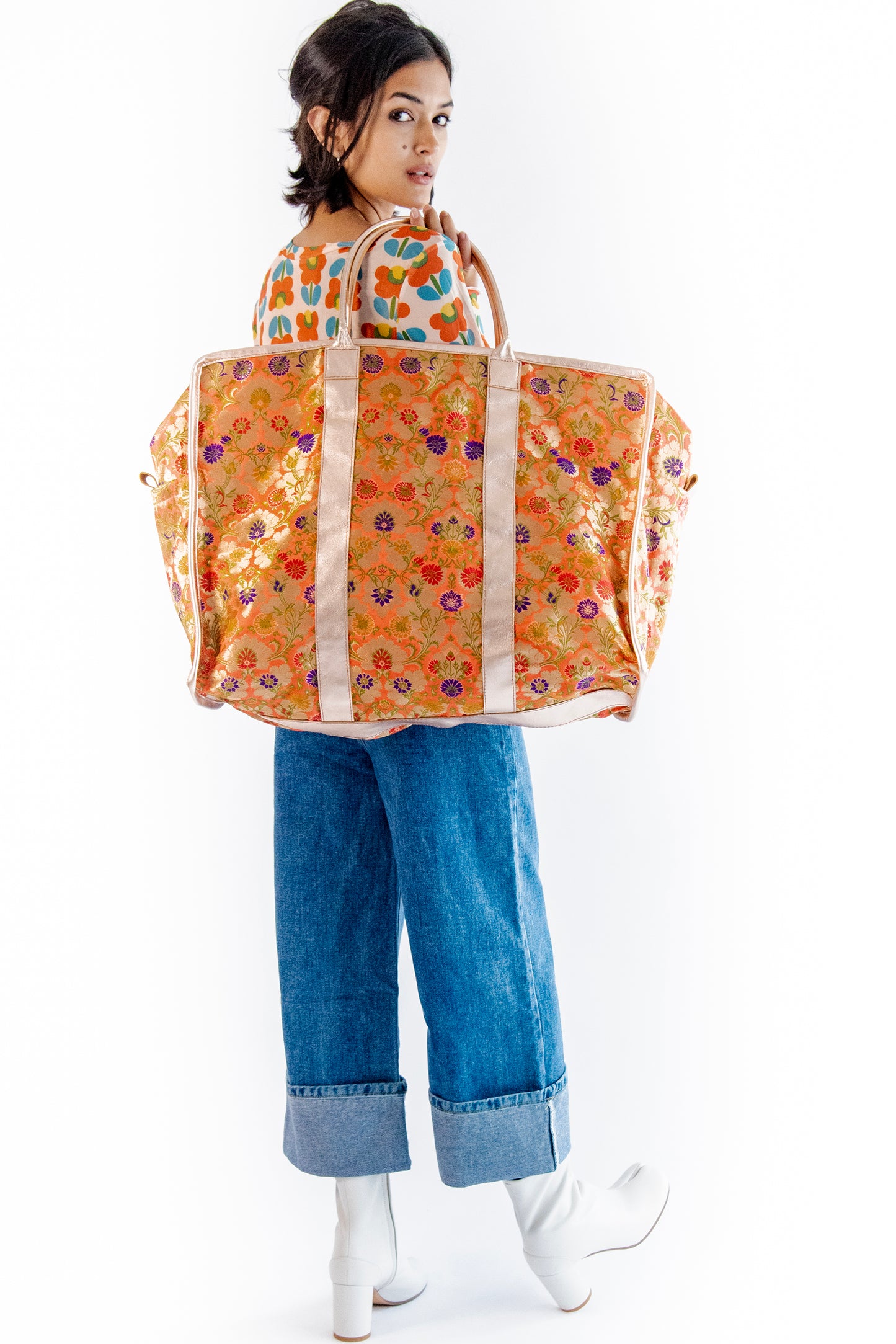 Manisa Weekender Bag Chinese Silk